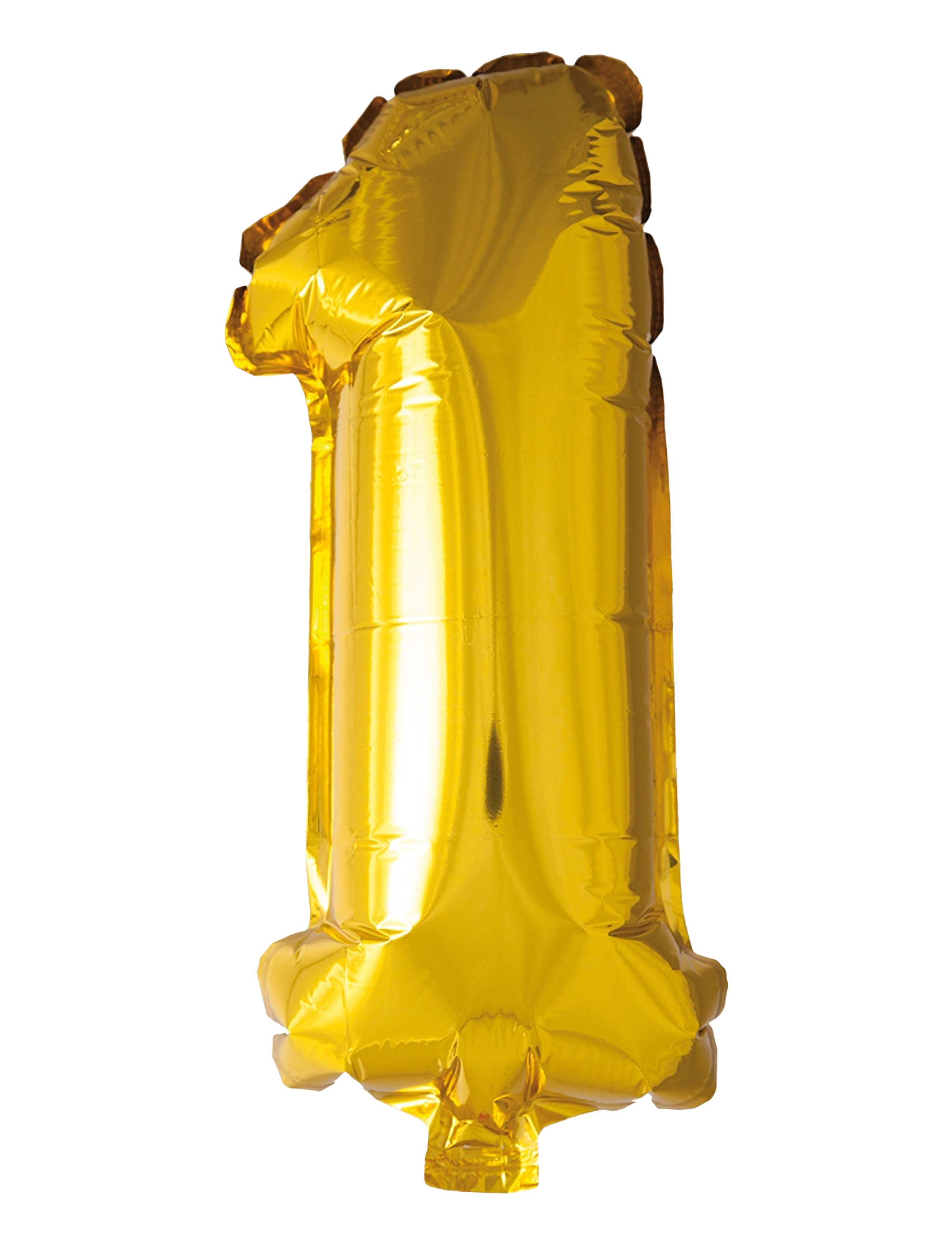 Joker Foil Balloon Number 1 Gold 86 Cm, cm, Kids Decor, - Party Supplies, Kinder
