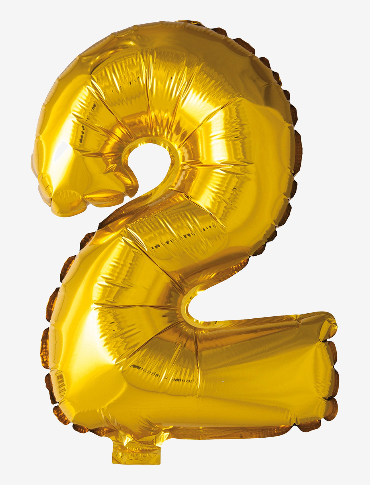 Joker - FOIL BALLOON NUMBER 2 GOLD 86 CM - peotarvikud - gold - 0
