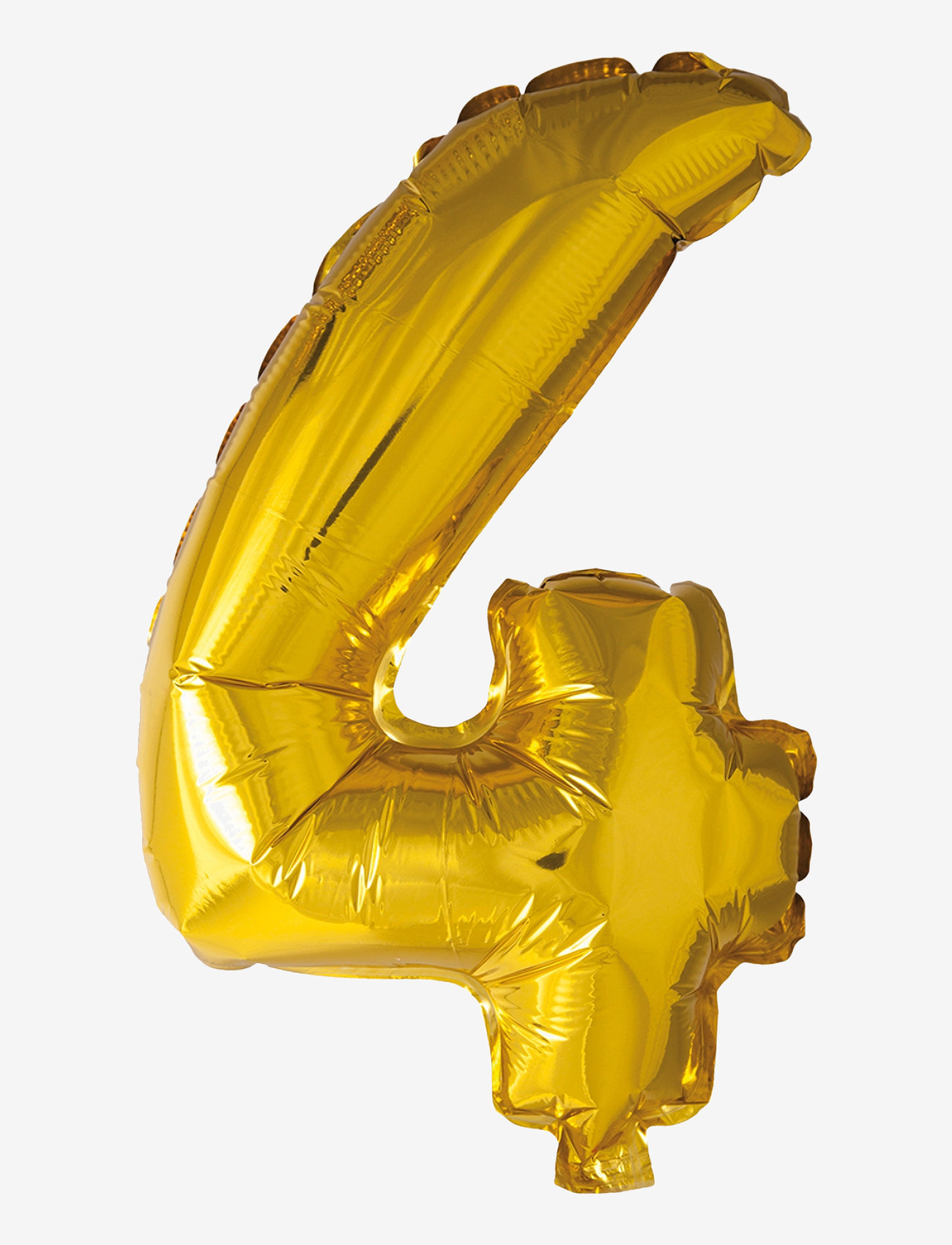 Joker - FOIL BALLOON NUMBER 4 GOLD 86 CM - festartikler - gold - 0