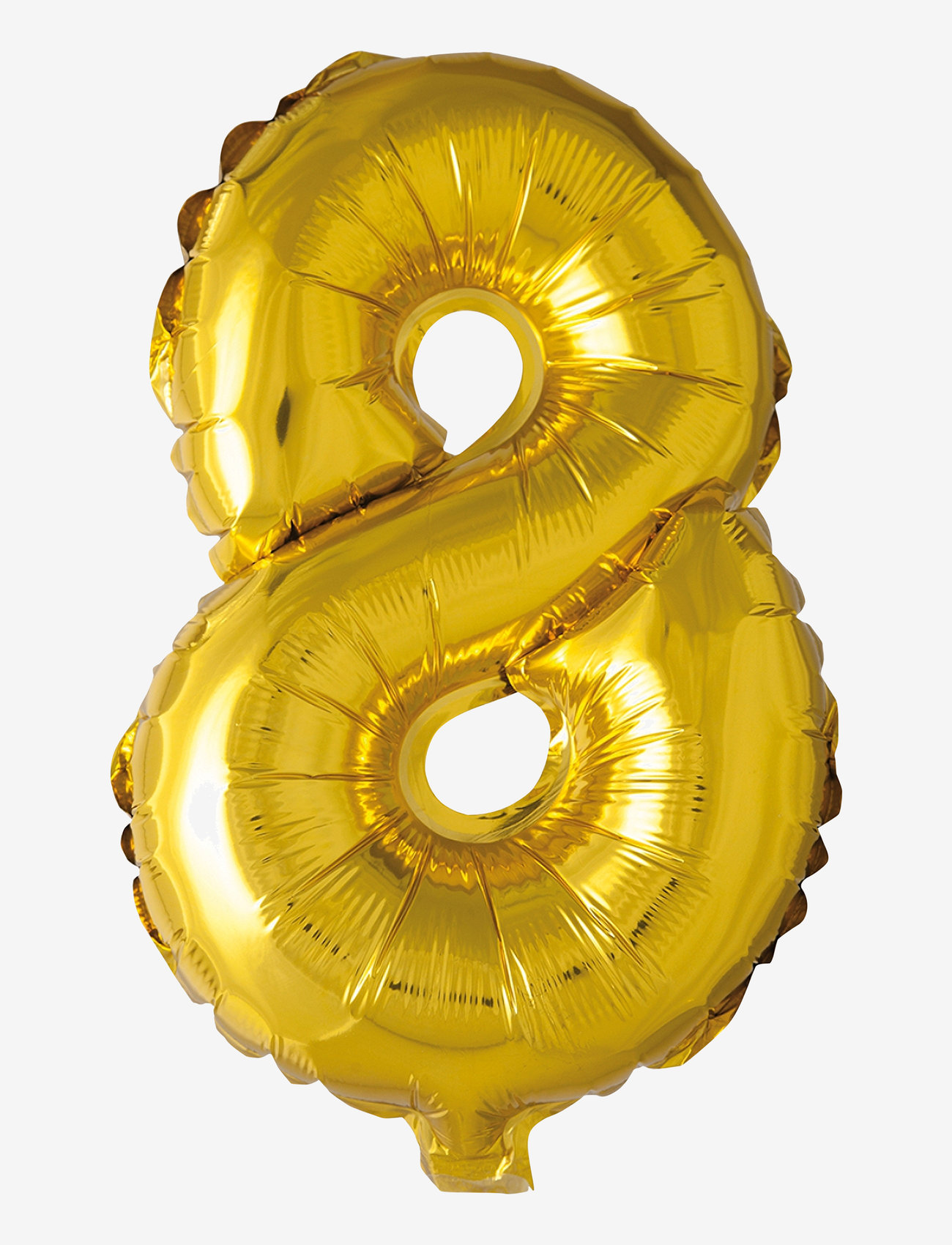 Joker - FOIL BALLOON NUMBER 8 GOLD 86 CM - partybedarf - gold - 0
