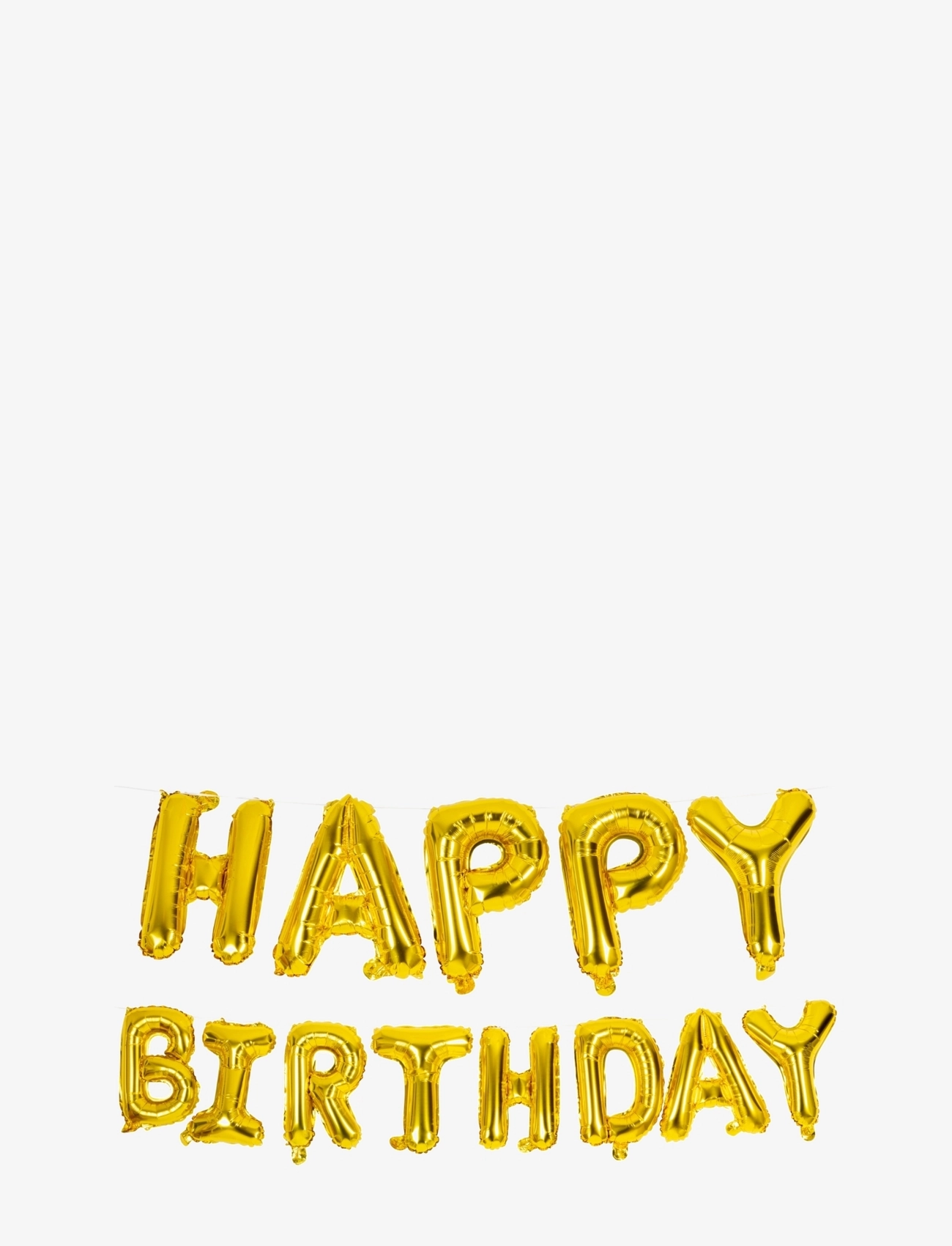 Joker FOIL BALLOON GOLD TEXT HAPPY BIRTHDAY - 4 for 3 - GOLD / multi