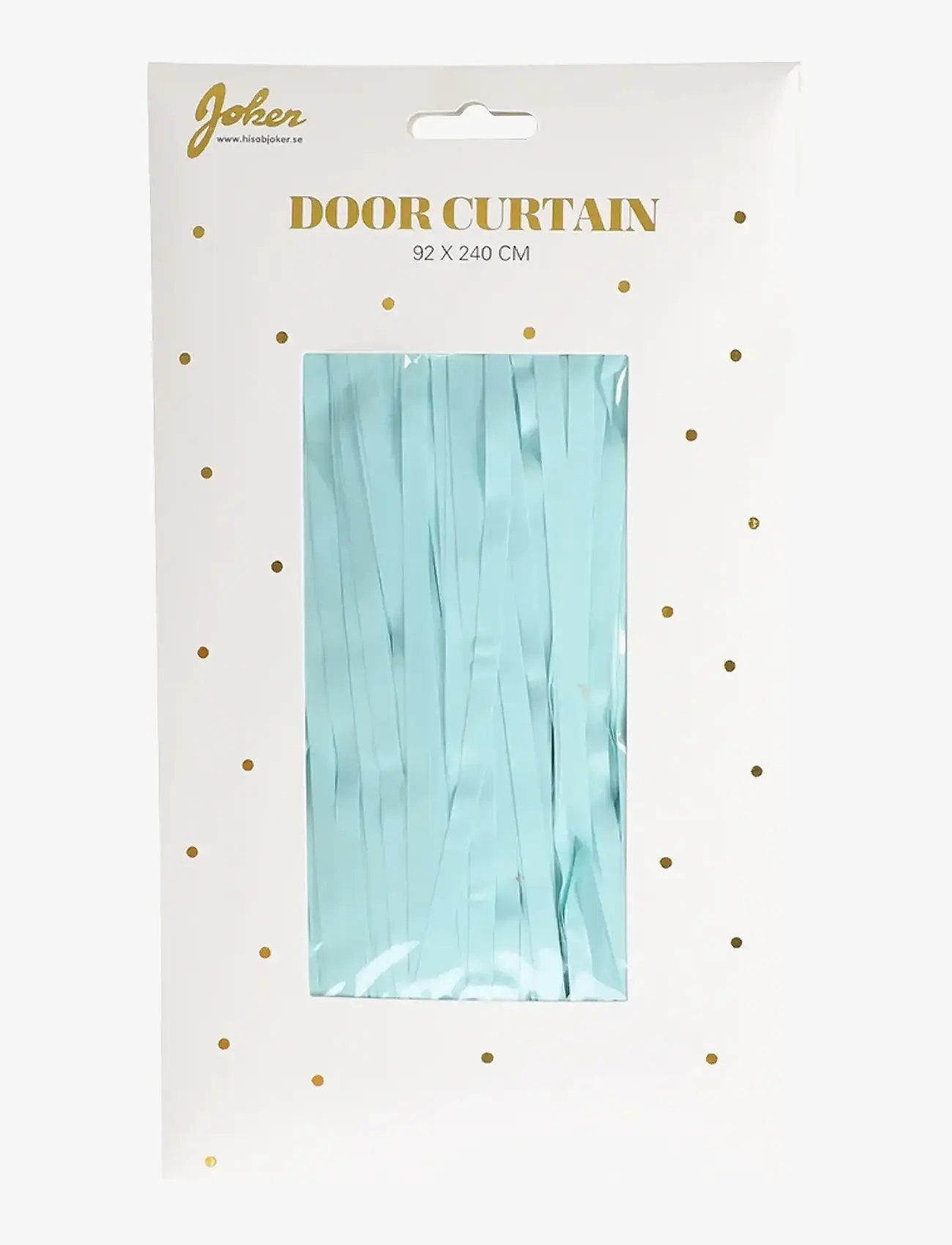 Joker - DOOR CURTAIN LIGHT BLUE 92 X 240 CM - partybedarf - multi color - 1