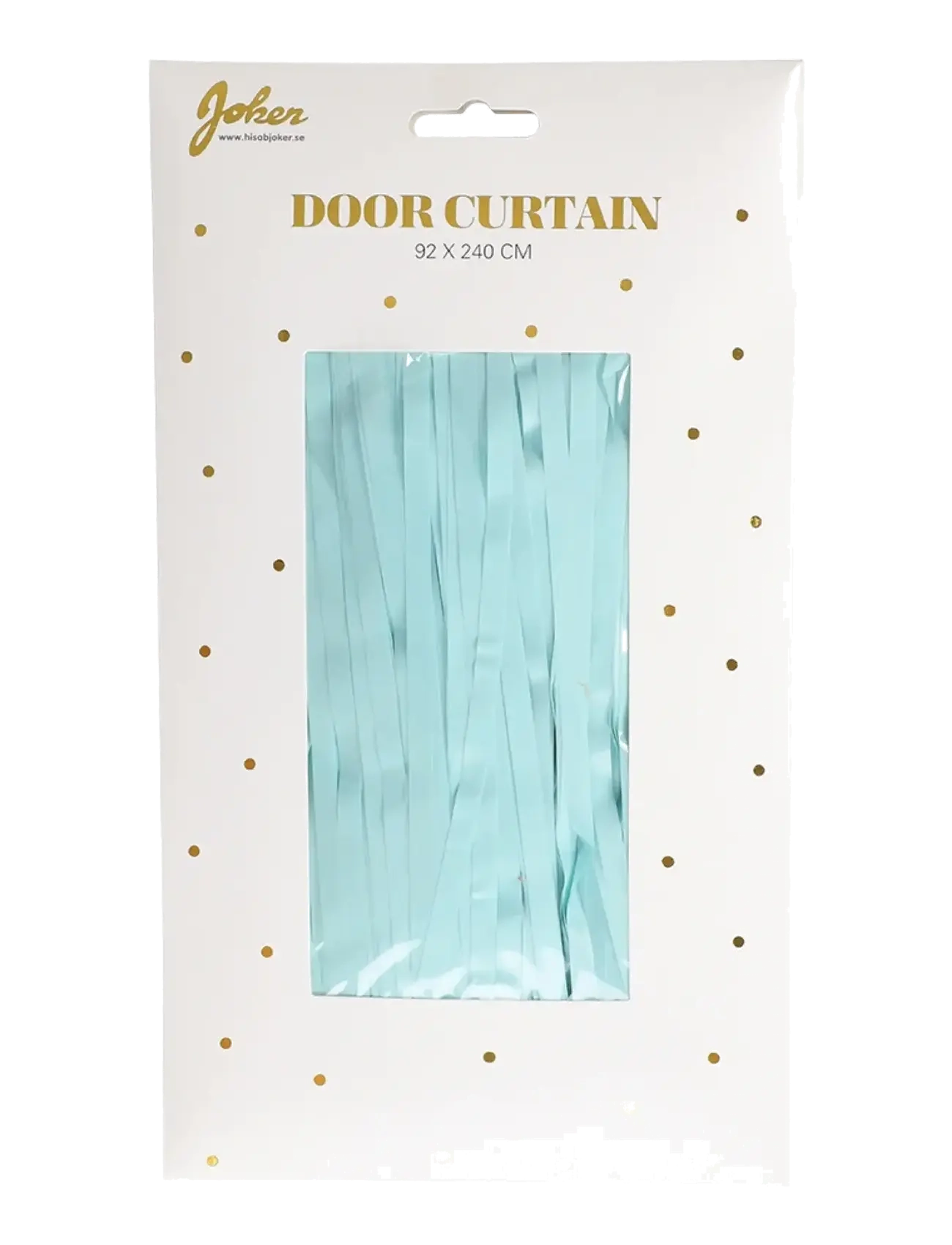 Joker - DOOR CURTAIN LIGHT BLUE 92 X 240 CM - akcesoria na przyjęcia - multi color - 1