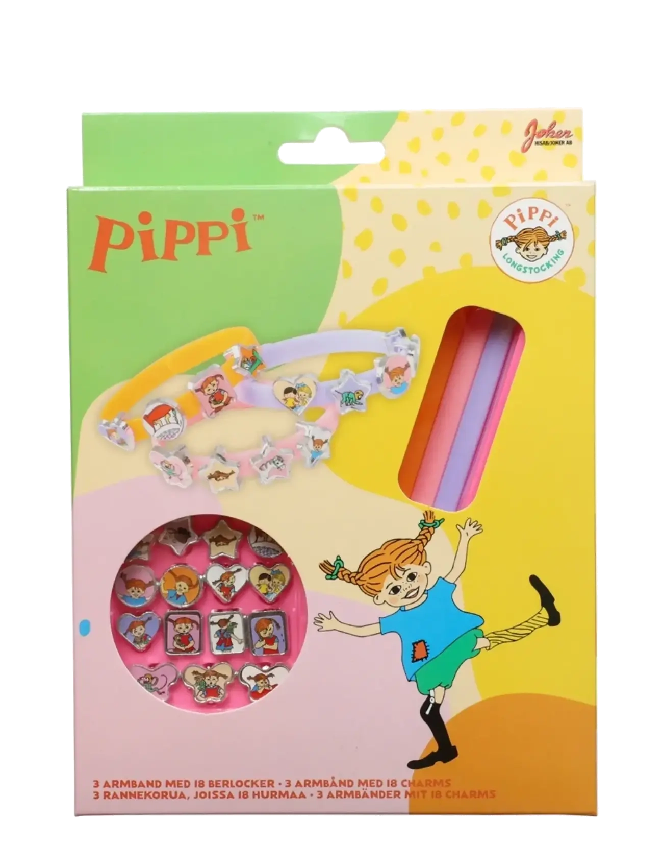 JOKER Pippi Bracelets Und Charms Patterned - One Size - Kinder