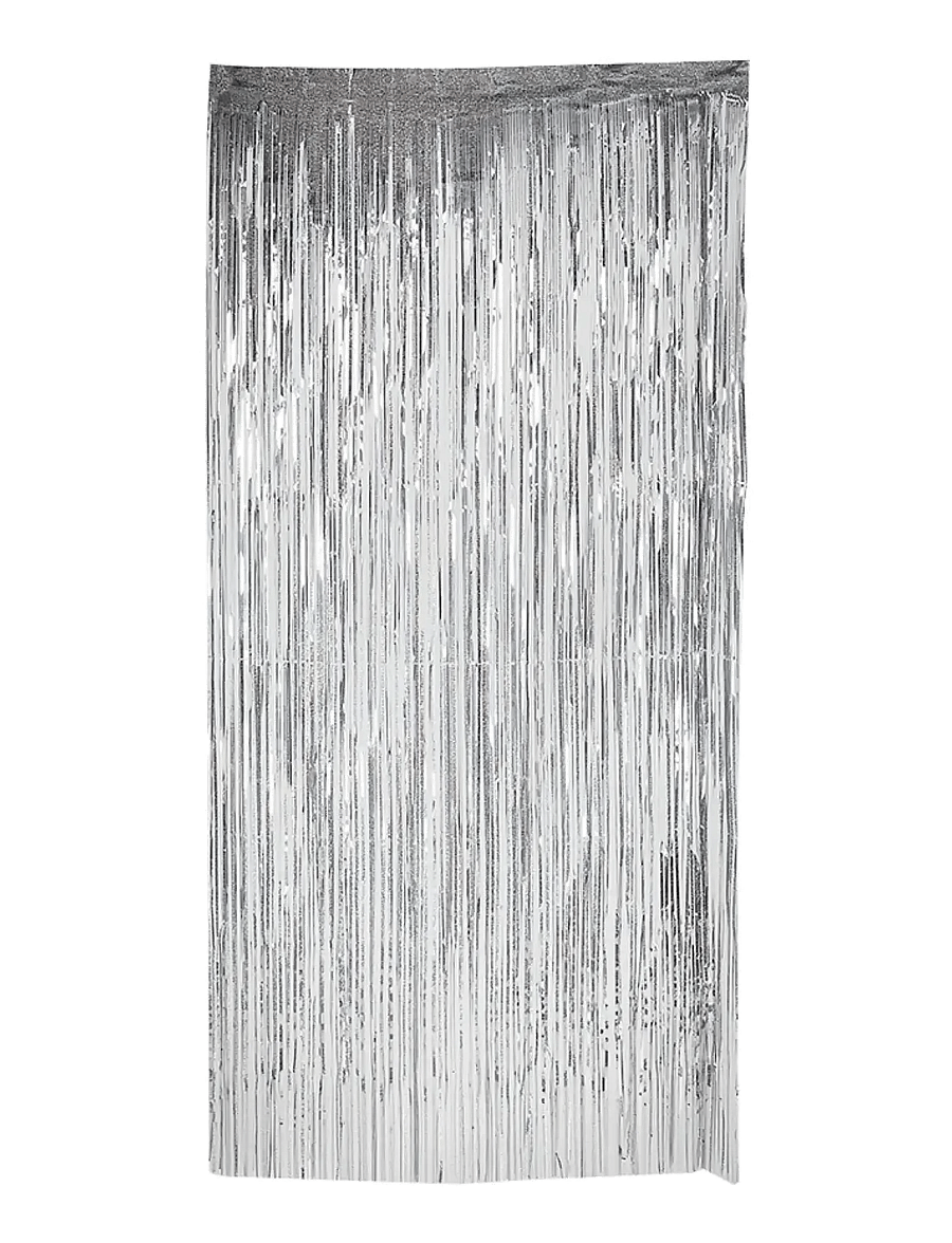 Joker - DOOR CURTAIN HOLOGRAPHIC SILVER 92 x 240 CM - kinderparty - multi color - 0