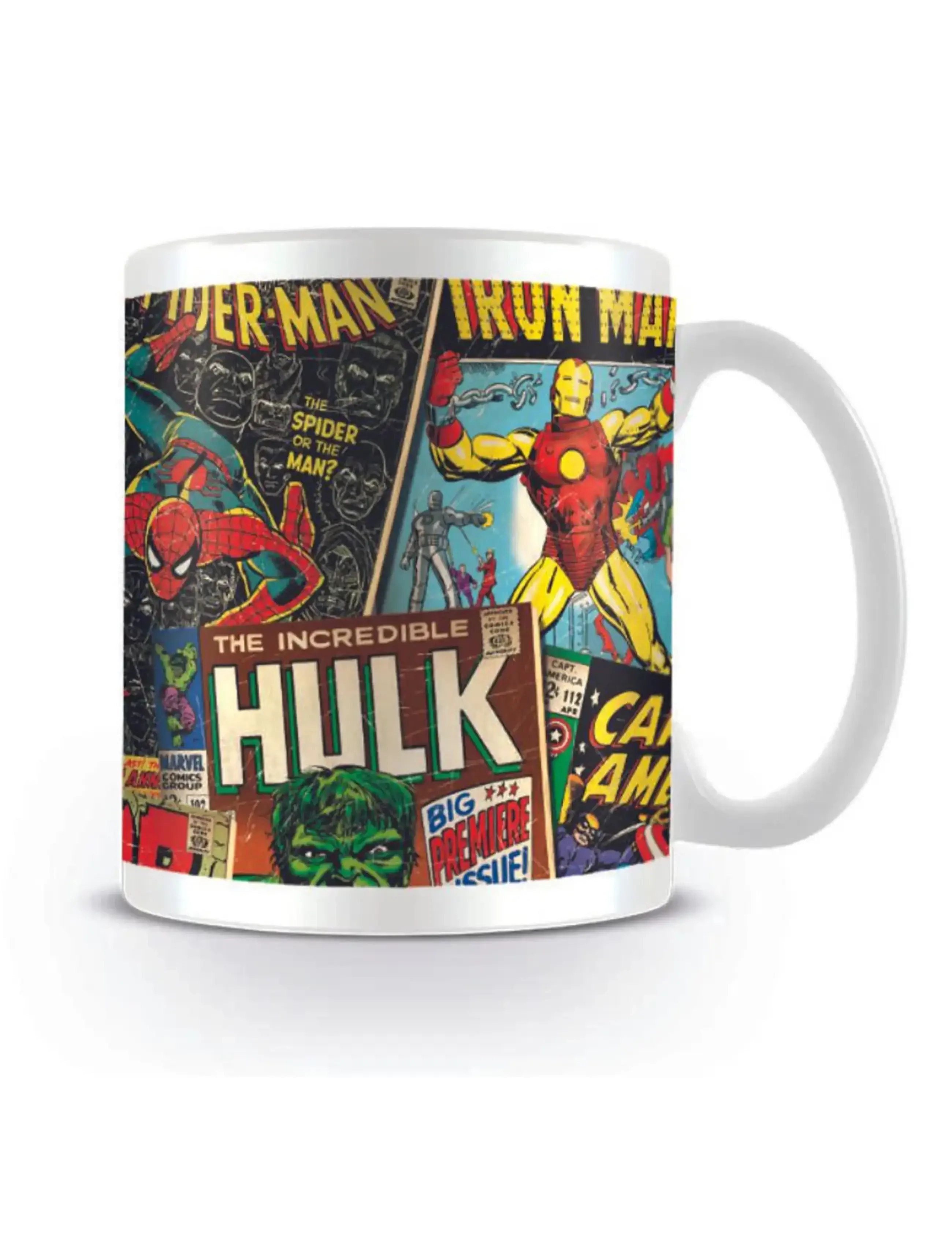 Marvel Mug Marvel Retro, Kop & Mugs, Multi/mønstret, Str: 33 CL
