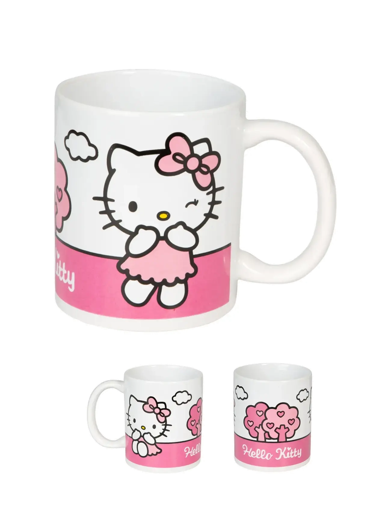Hello Kitty Mug Hello Kitty, Kop & Mugs, Multi/mønstret, Str: 33 CL