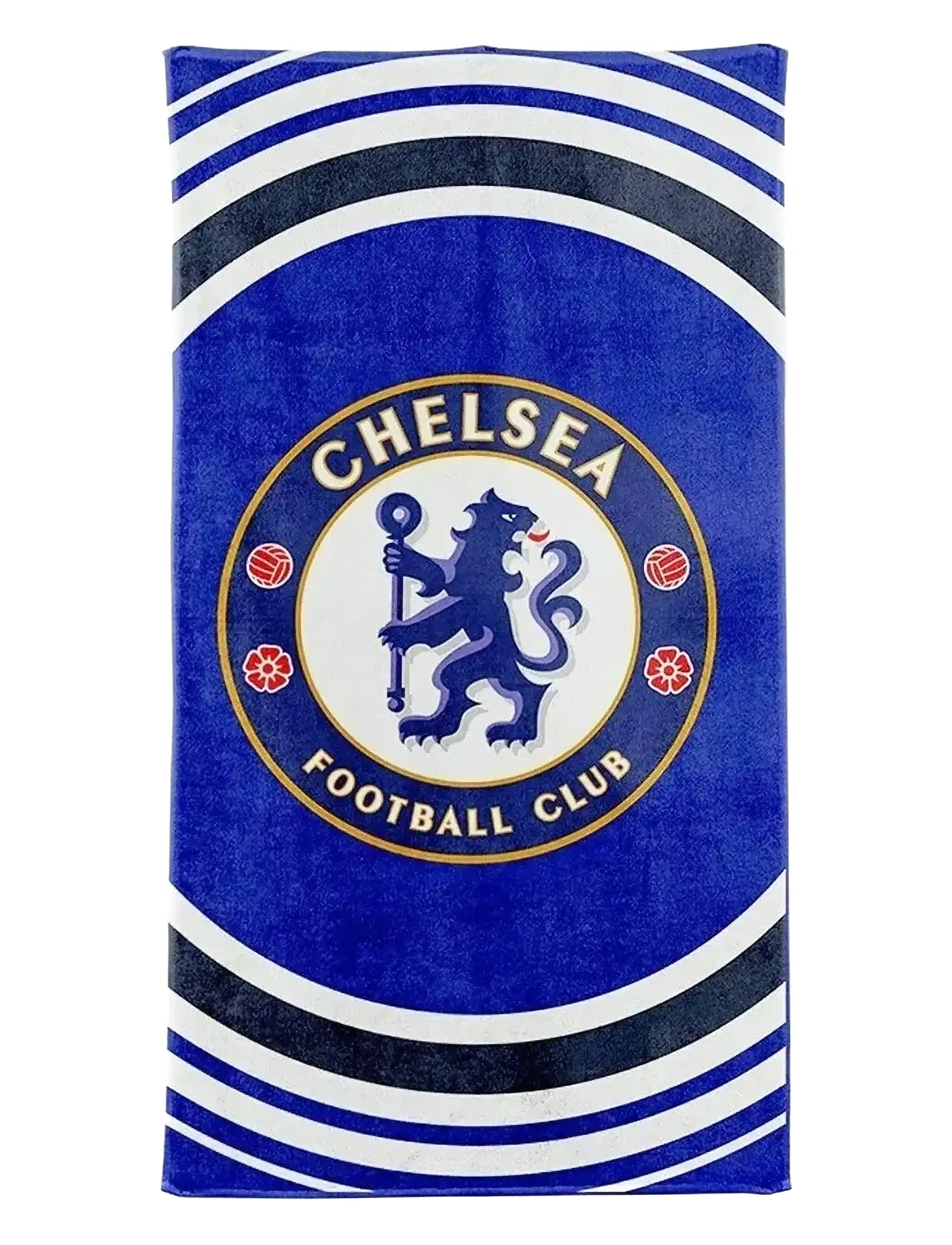 Fodbold Bath Towel Chelsea 70 X 140 Cm, 70X140 cm, Time, Mehrfarbig/gemustert - Towels, Kinder