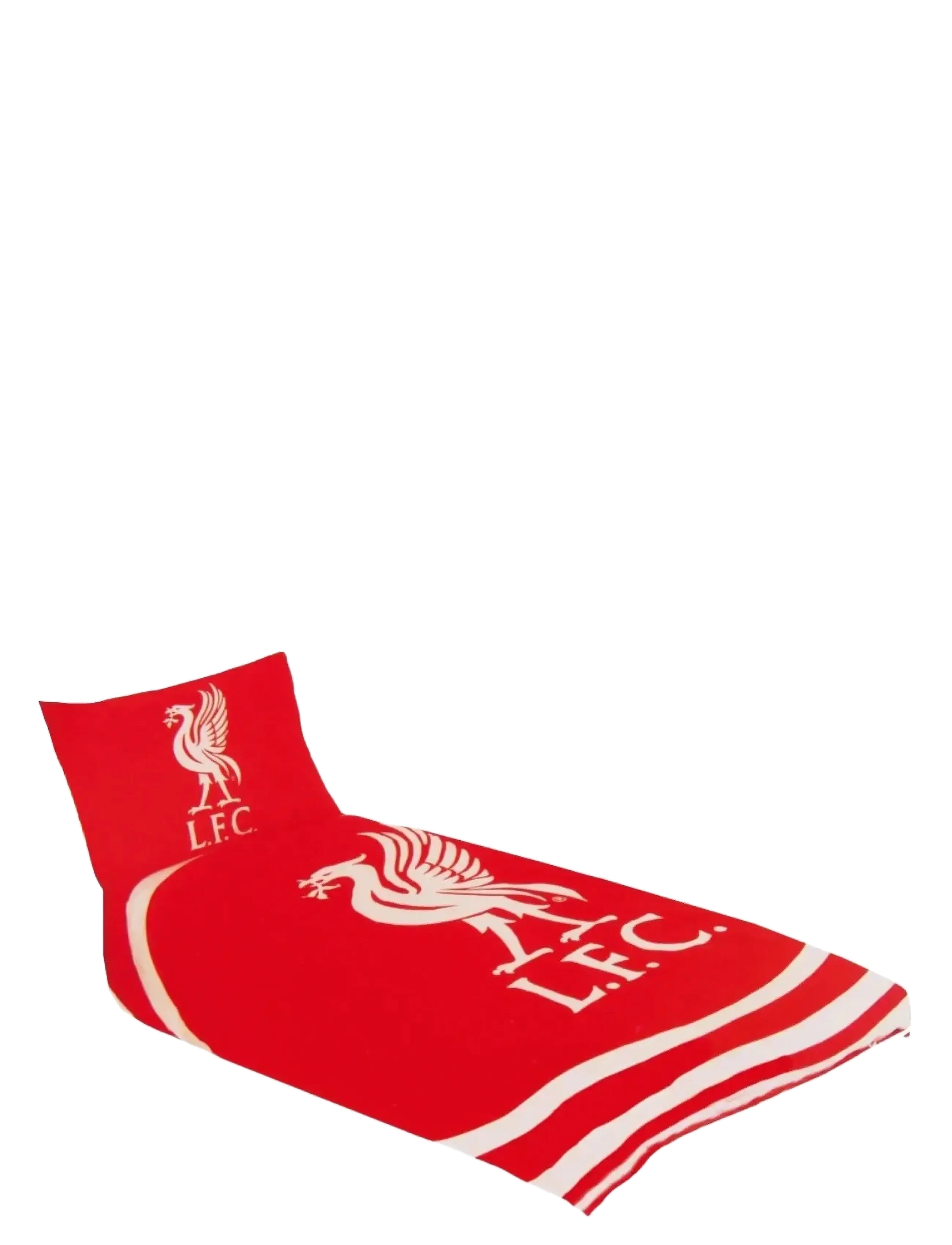 Fodbold Bed Sheet Liverpool Fc 150X210 & 50X60, cm;50X60 cm, Sleep Time, Rot - Duvet Covers, Kinder
