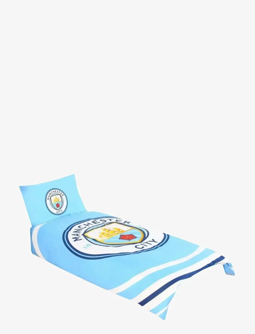 Fodbold - BED SHEET MANCHESTER CITY 150X210 & 50X60 - dynebetræk - multi color - 0