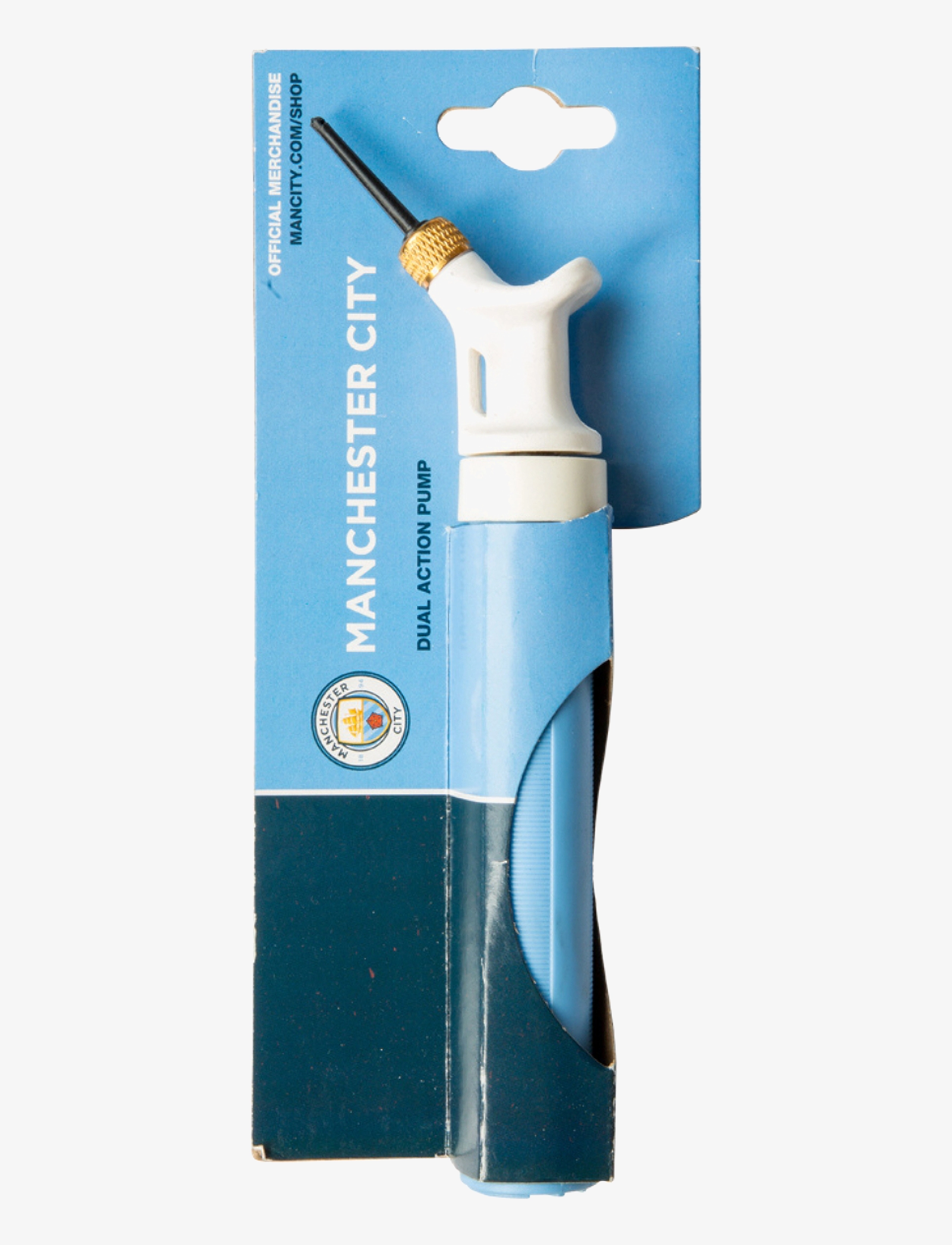 Joker Dual Action Pump Manchester City, Børn, Dobbeltvirkende Boldpumpe, Multi/mønstret, Str: ONE SIZE