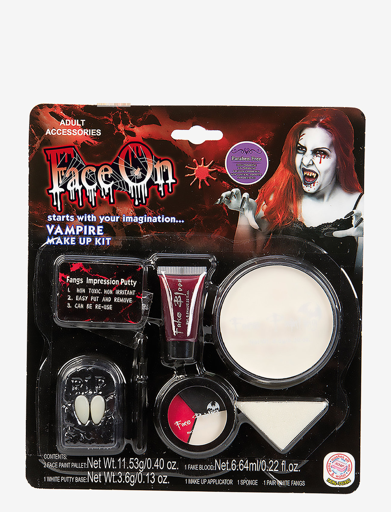 Joker VAMPIRE MAKE UP KIT (6) - Julegave - MULTI COLOUR / multi