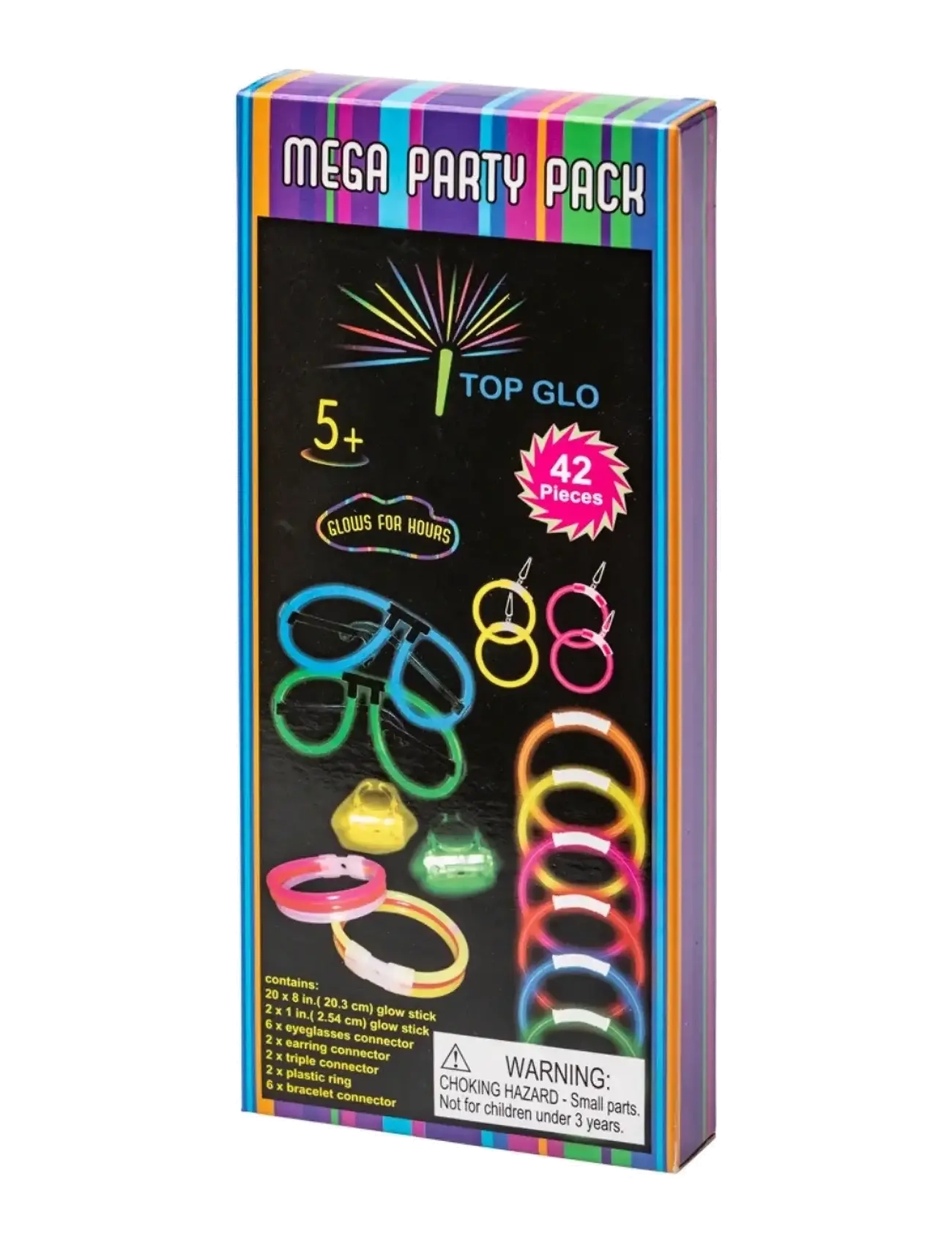 Joker Glow Sticks Mega Party Pack Display, Børn, Children's Birthday, Multi/mønstret, Str: NO LENGTH