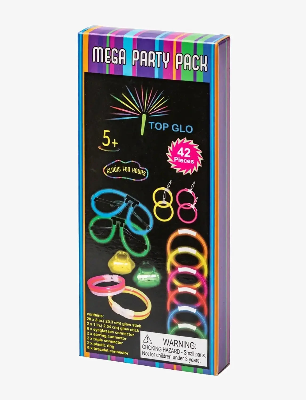 Joker - GLOW STICKS MEGA PARTY PACK DISPLAY - feestartikelen - multi color - 0