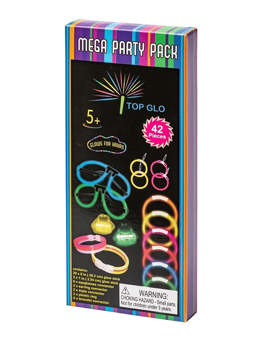 Joker - GLOW STICKS MEGA PARTY PACK DISPLAY - kinderparty - multi color - 0