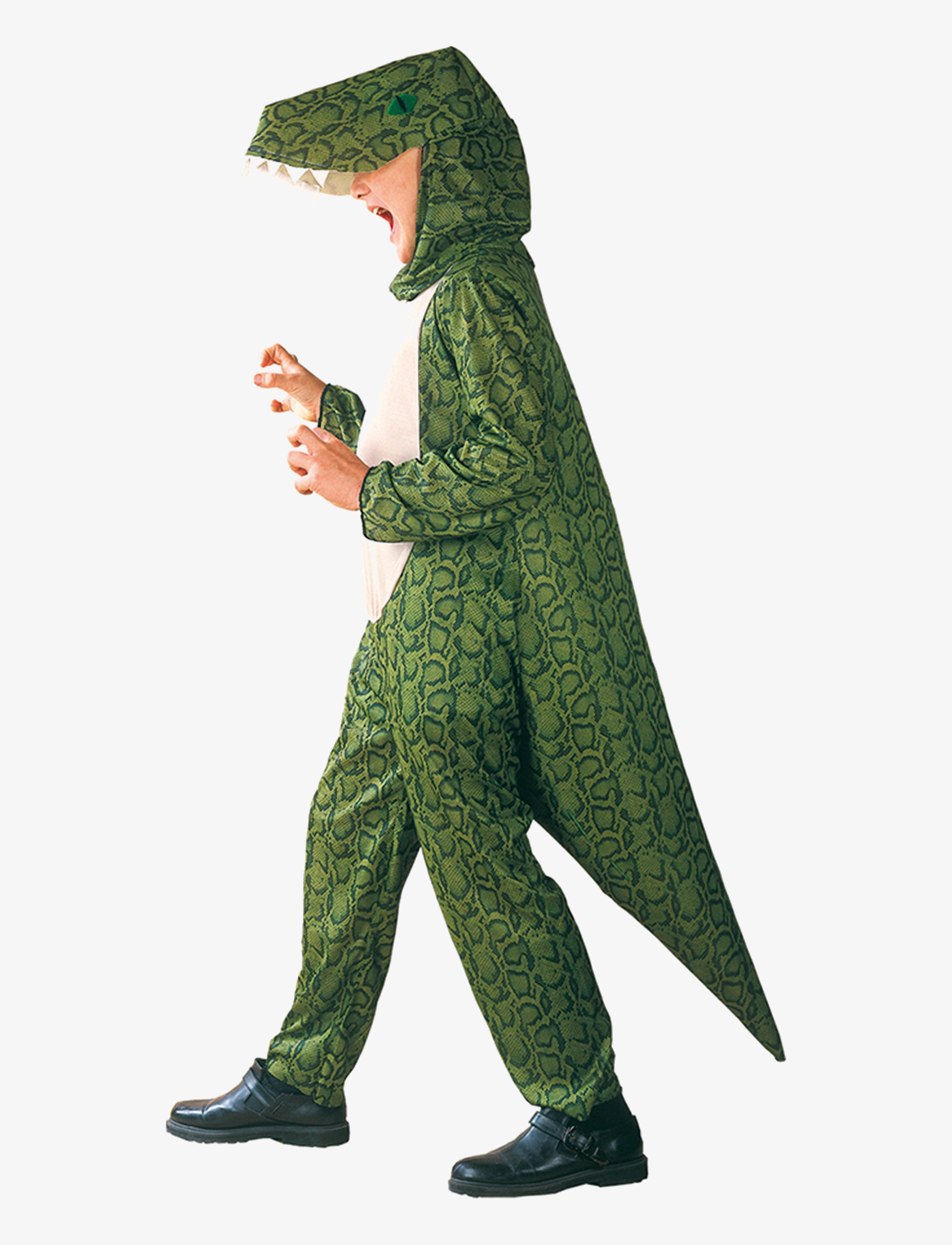 Joker MASKERADDRÄKT BARN DINOSAURIE 110-116 - Legetøj - MULTI COLOR / green