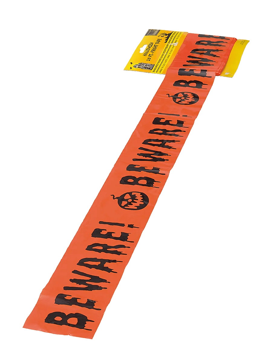 Joker - HALLOWEEN TAPE BEWARE (12) - kinderparty - multi colour - 0