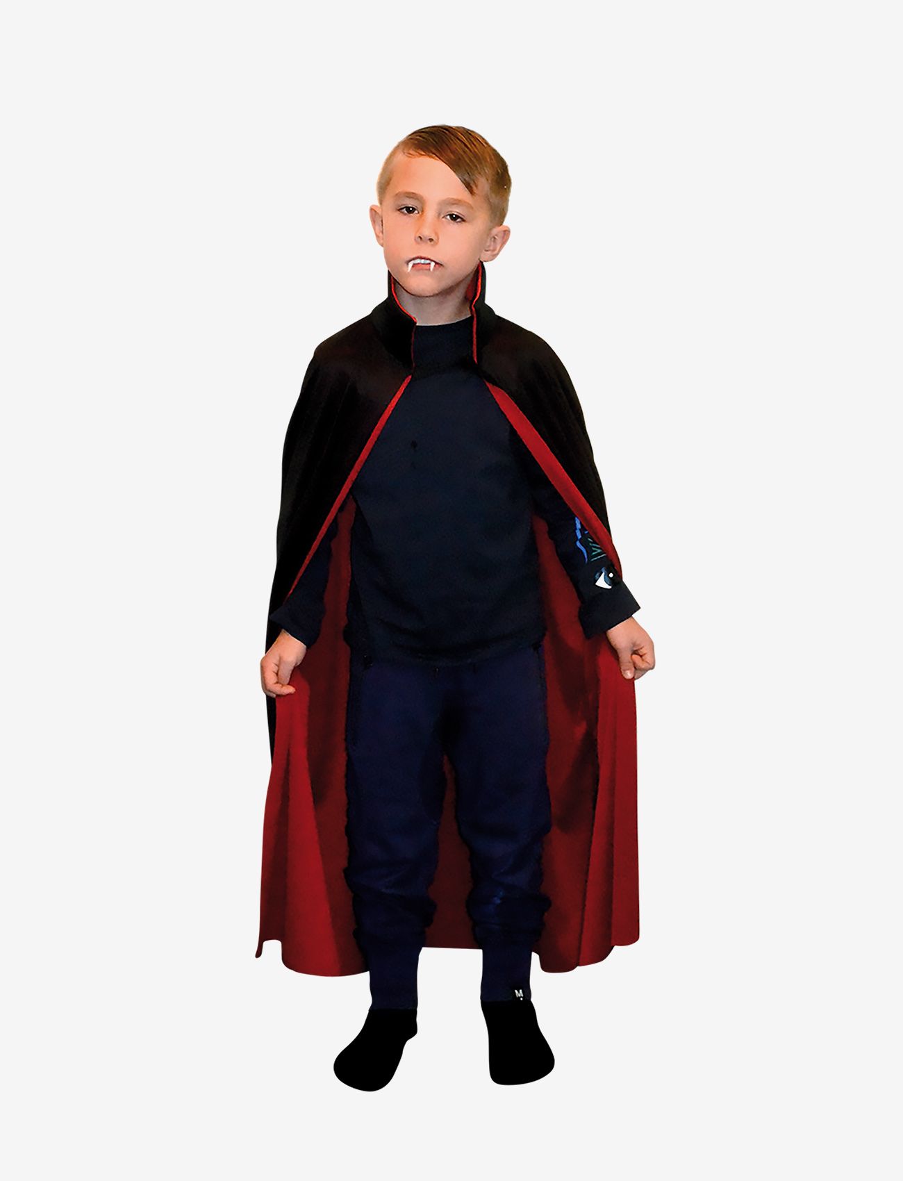 Joker - DRACULA CAPE BLACK AND RED KID 122-134 - kostüme - multi colour - 0