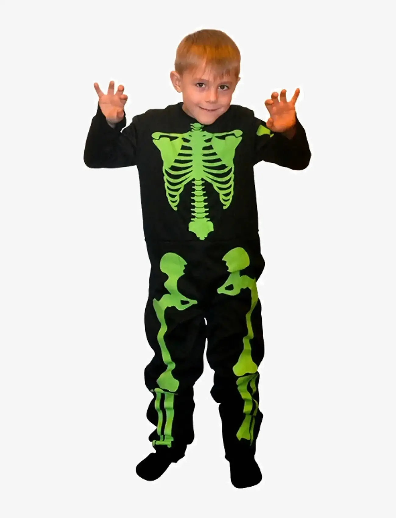 Joker - COSTUME GID SKELETON KID 134-140 - maskeradkläder - multi color - 0