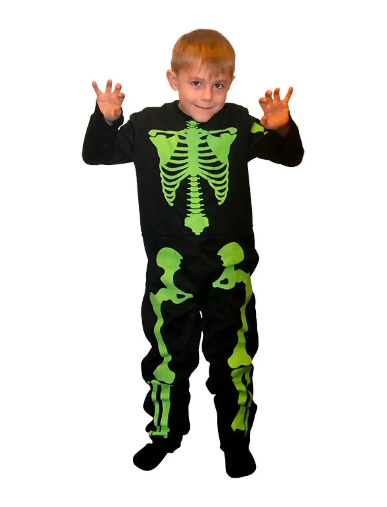 Joker COSTUME GID SKELETON KID 134-140 - 4 for 3 - MULTI COLOR / black