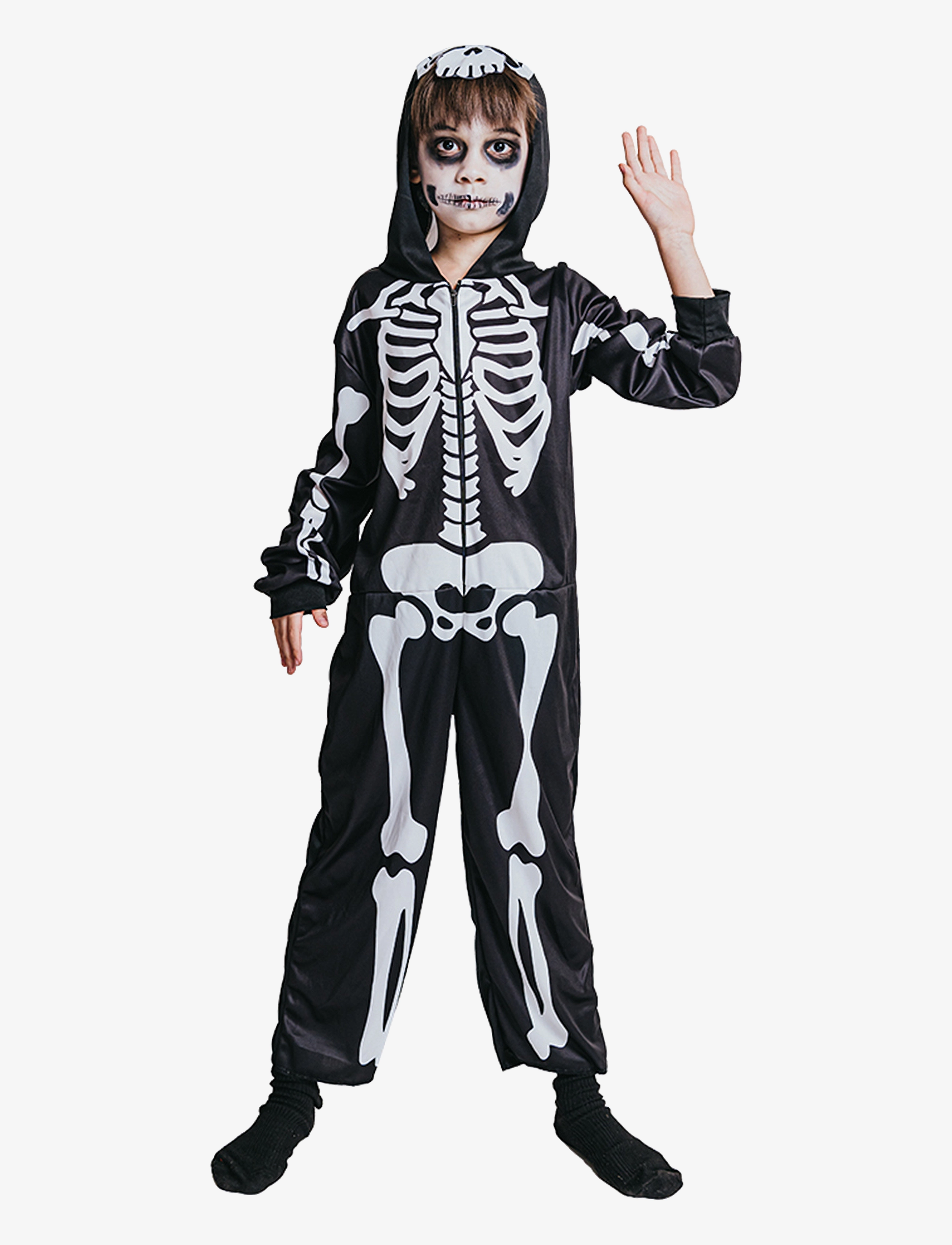Joker COSTUME SKELETON JUMPSUIT 134-140 - Joker - MULTI COLOR / multi