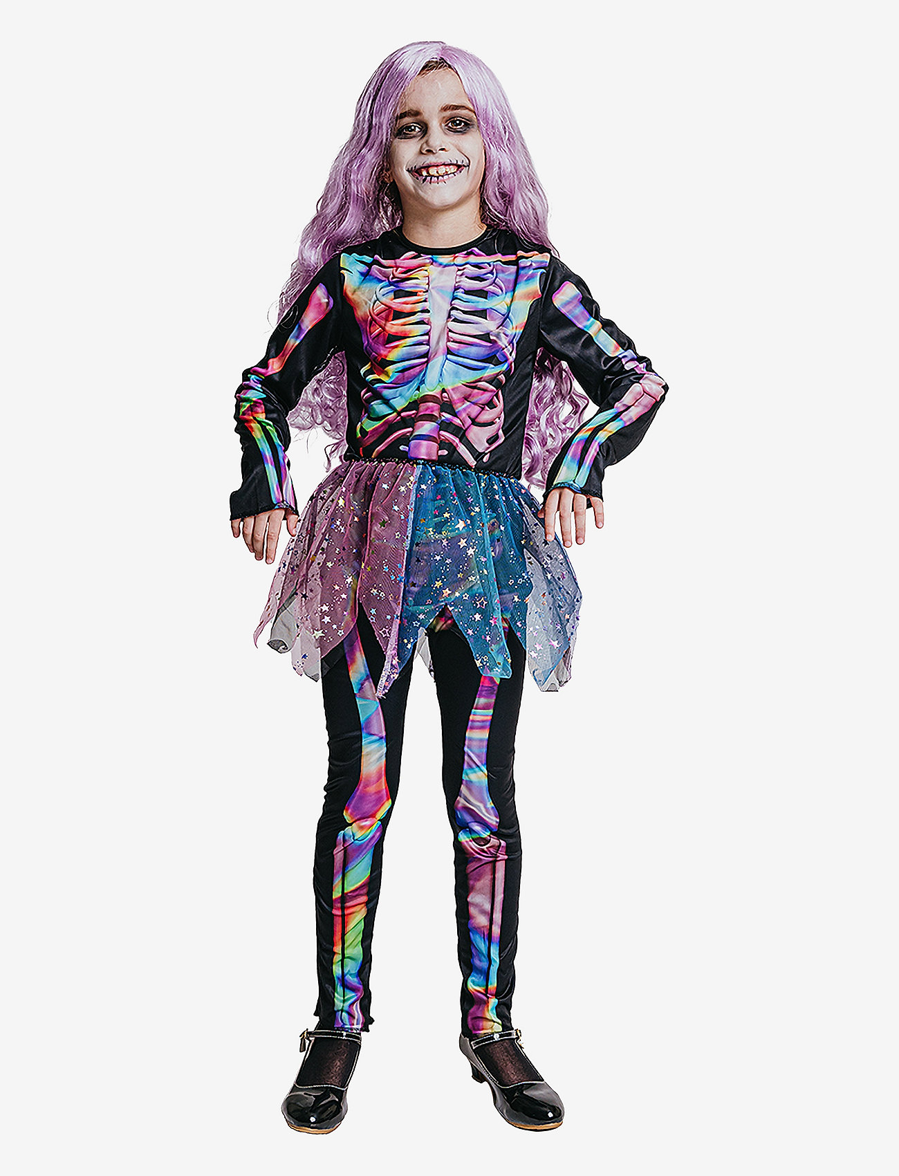 Joker - Csotume shimmer skeleton - costumes - multi color - 0