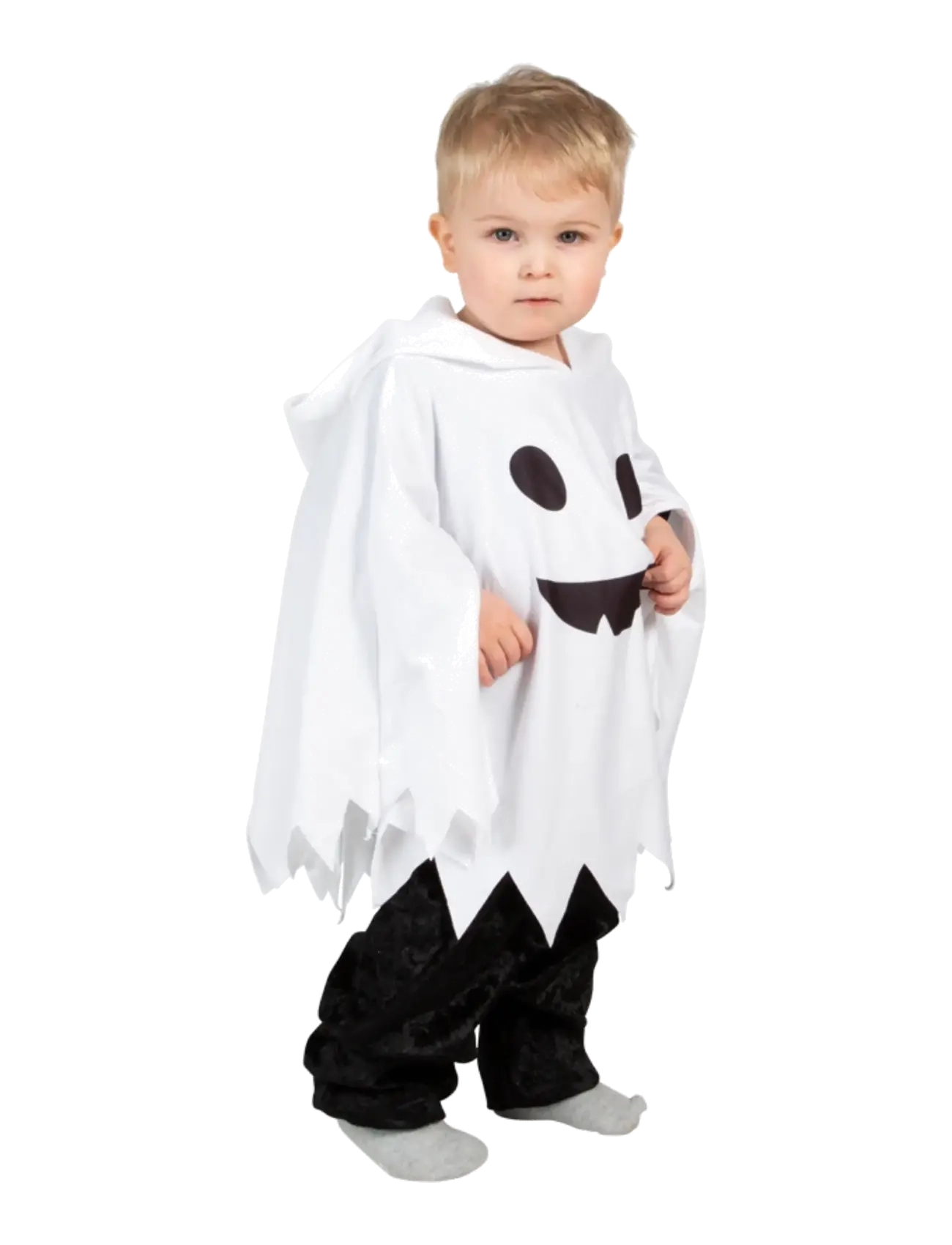Joker COSTUME PONCHO GHOST 2-3 YEARS - Joker - MULTI COLOR / white