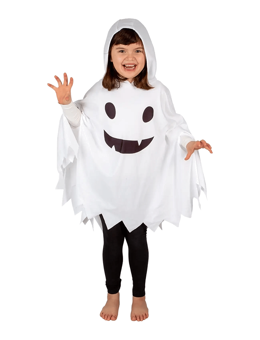Joker - COSTUME PONCHO GHOST 4-7 YEARS - kostüme - multi color - 0