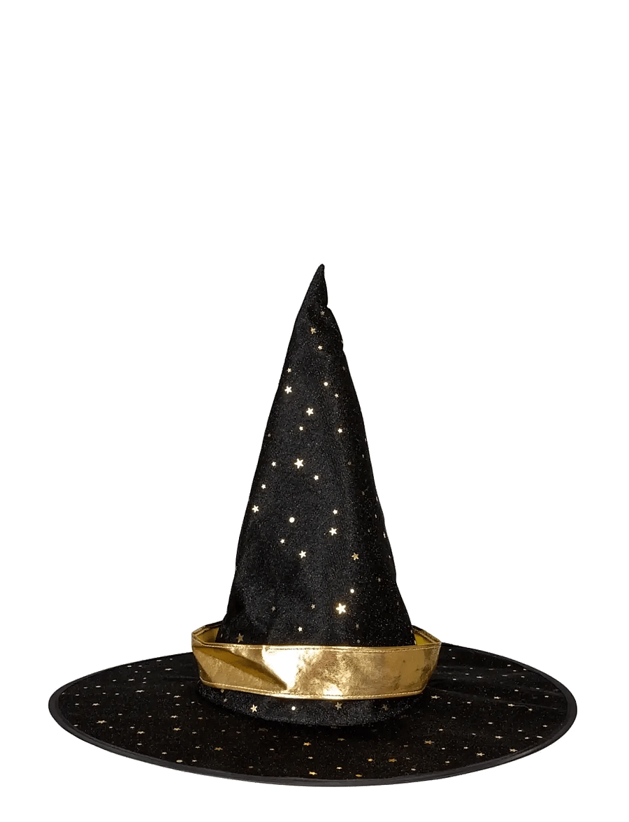 Joker - KID WITCH HAT GOLDEN STARS - kostumetilbehør - multi color - 0