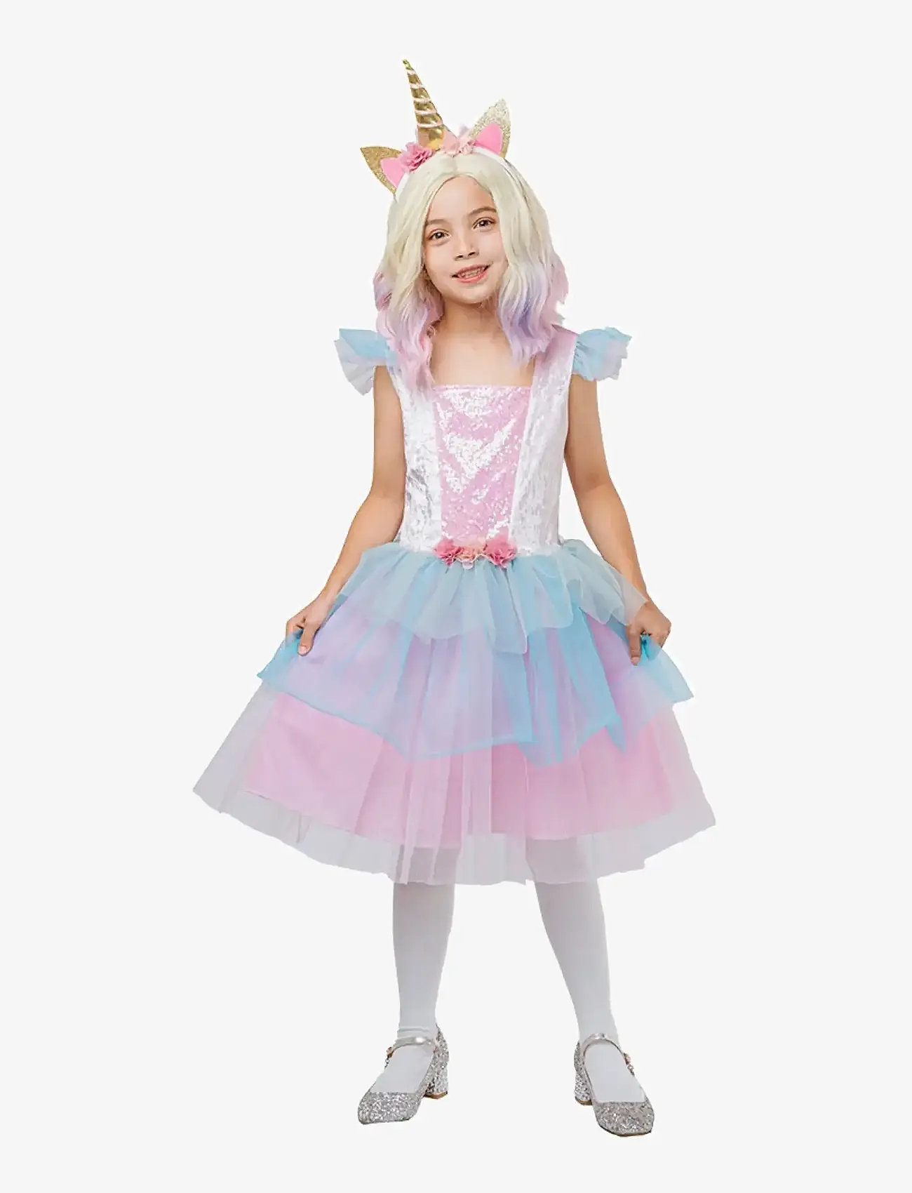 Joker - COSTUME UNICORN DRESS 134-140 - kostumer - multi color - 0