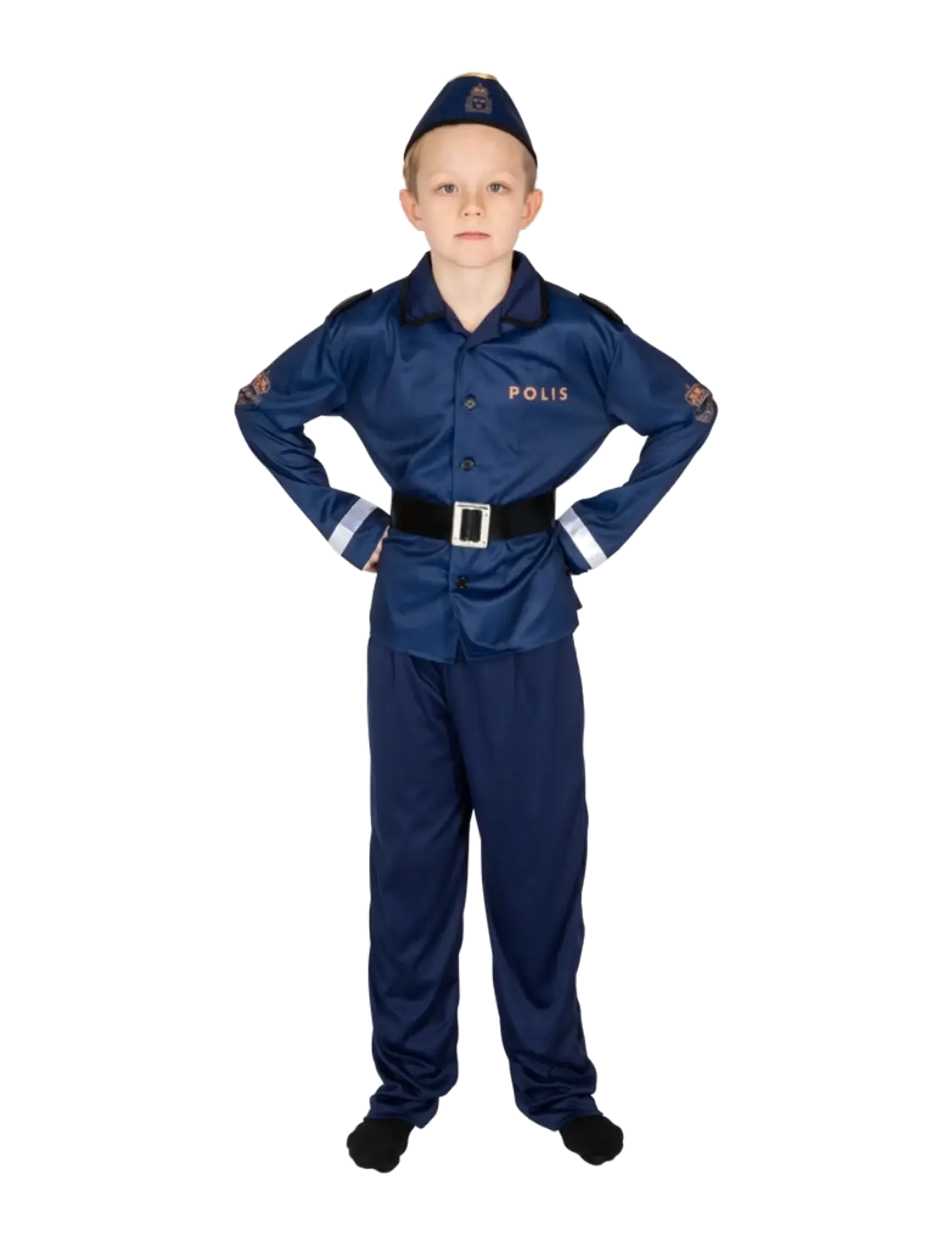 Joker COSTUME POLICE 122-128 - Búningar og fylgihlutir - MULTI COLOUR / navy