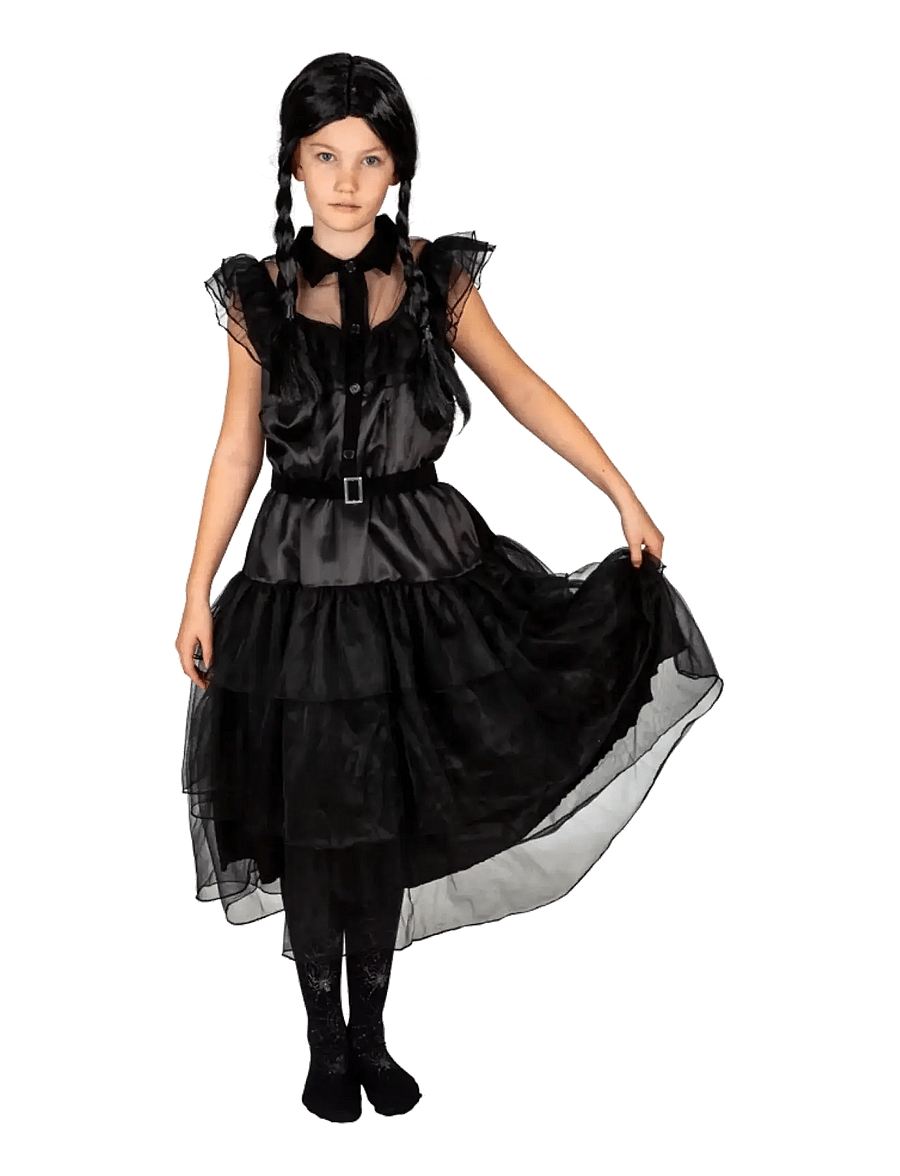 Joker - COSTUME BLACK LACE DRESS 158-164 - maskeradkläder - multi color - 1