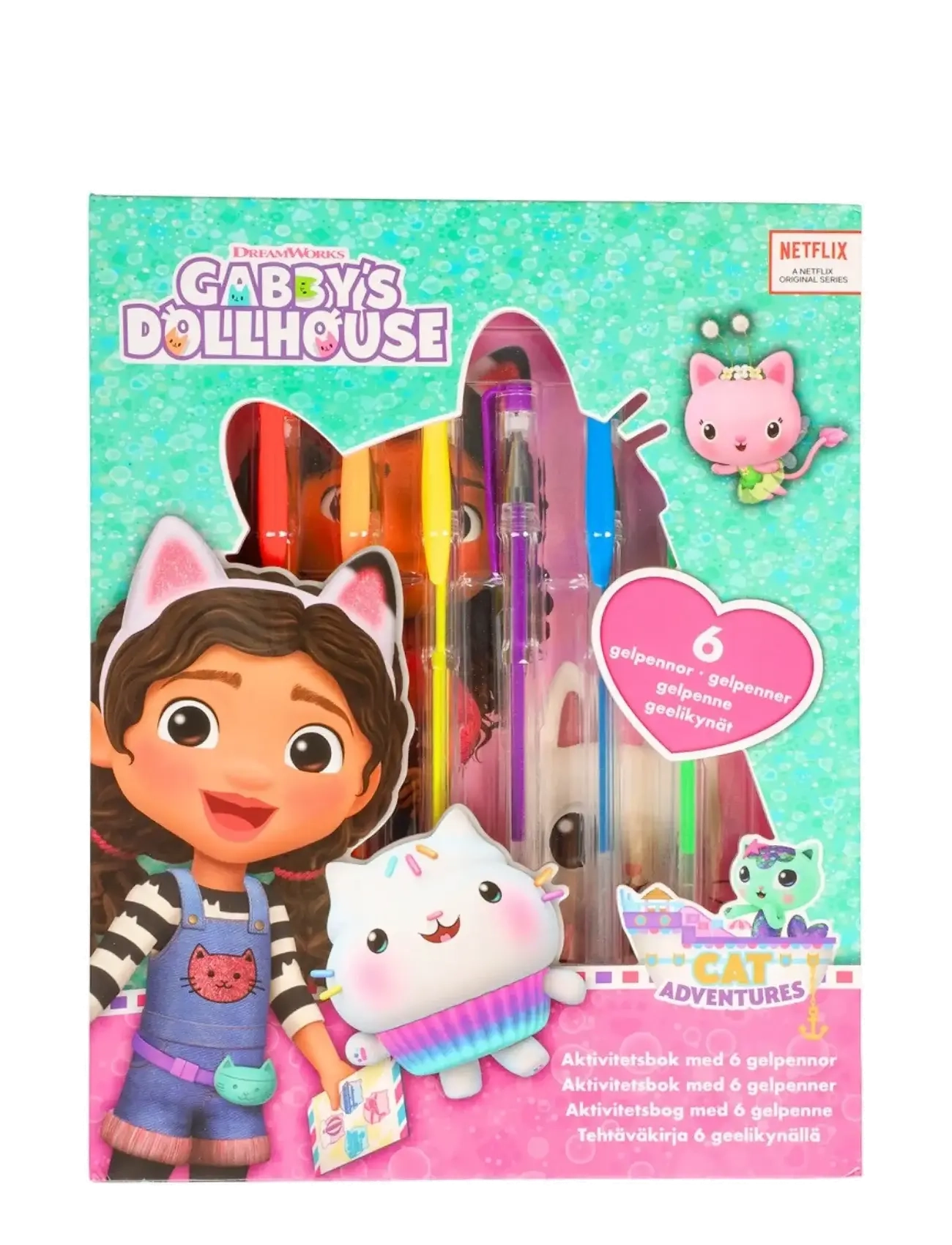 Joker - GABBYS DOLLHOUSE ACTIVITY BOOK W. GEL PENS - multi color - 1
