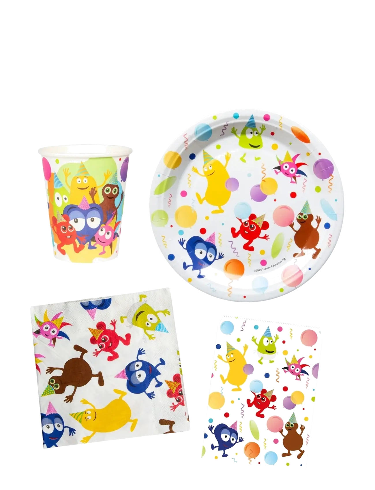 Babblarna Babblarna Party Pack Small, One Size, Multi/patterned, Legetøj > Children's Birthday, Børn