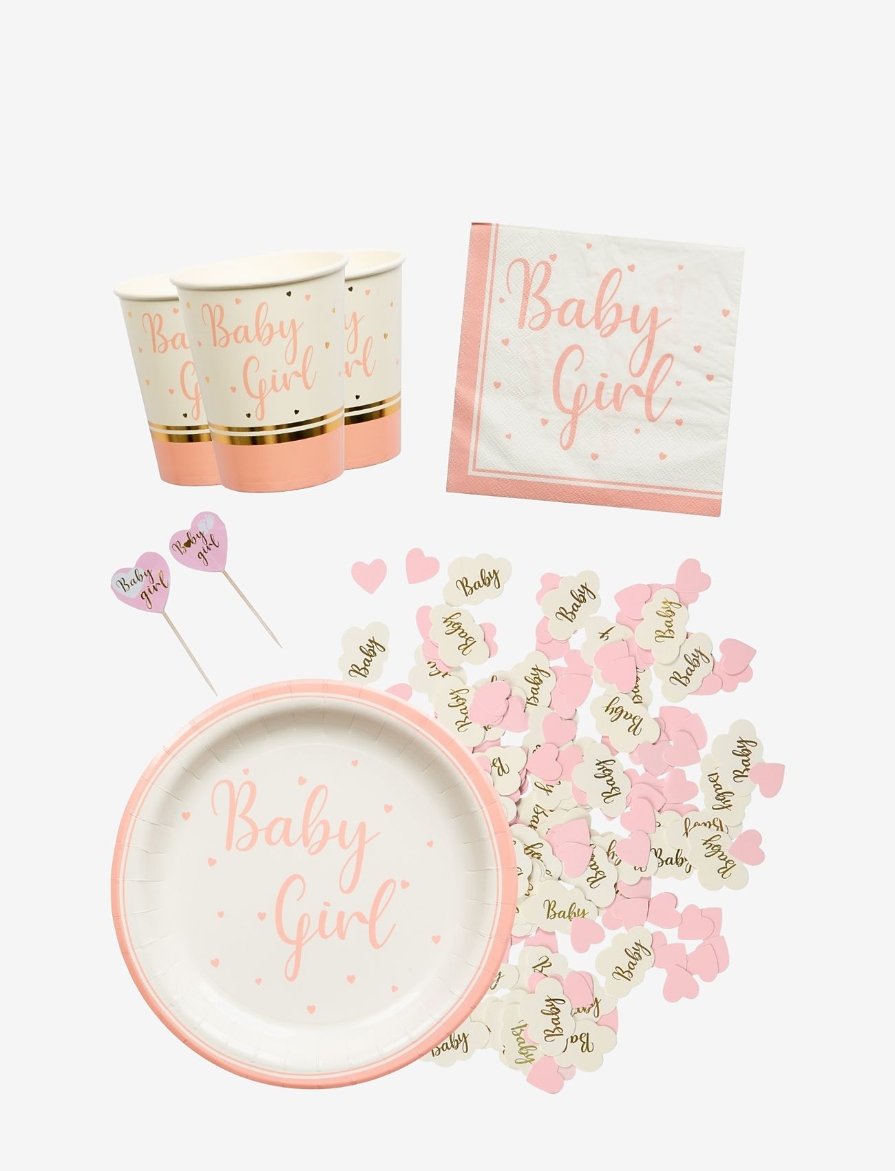 Joker - BABY GIRL PARTY PACK - vakarėlių reikmenys - multi coloured - 0