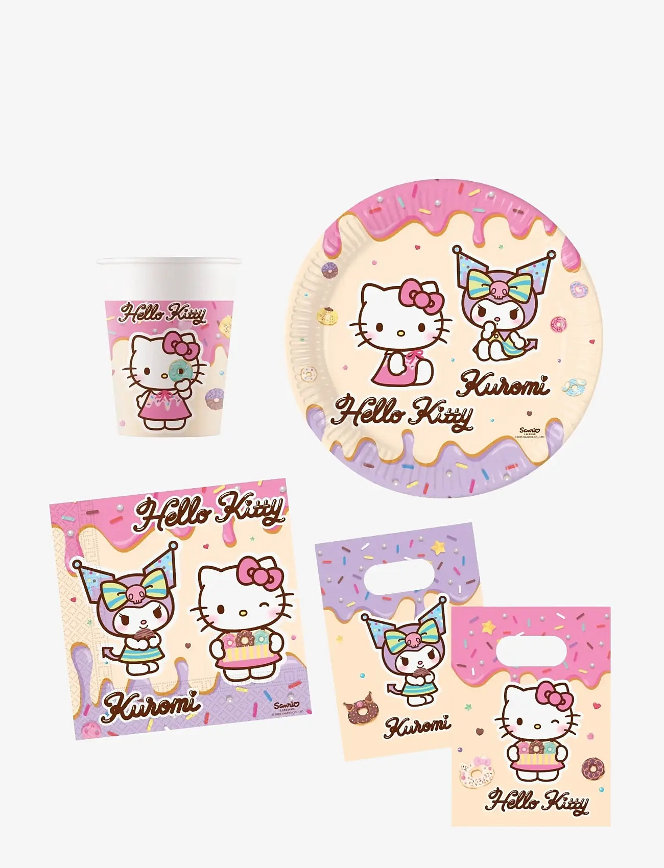 Joker - HELLO KITTY PARTY PACK - festartikler - multi colour - 0