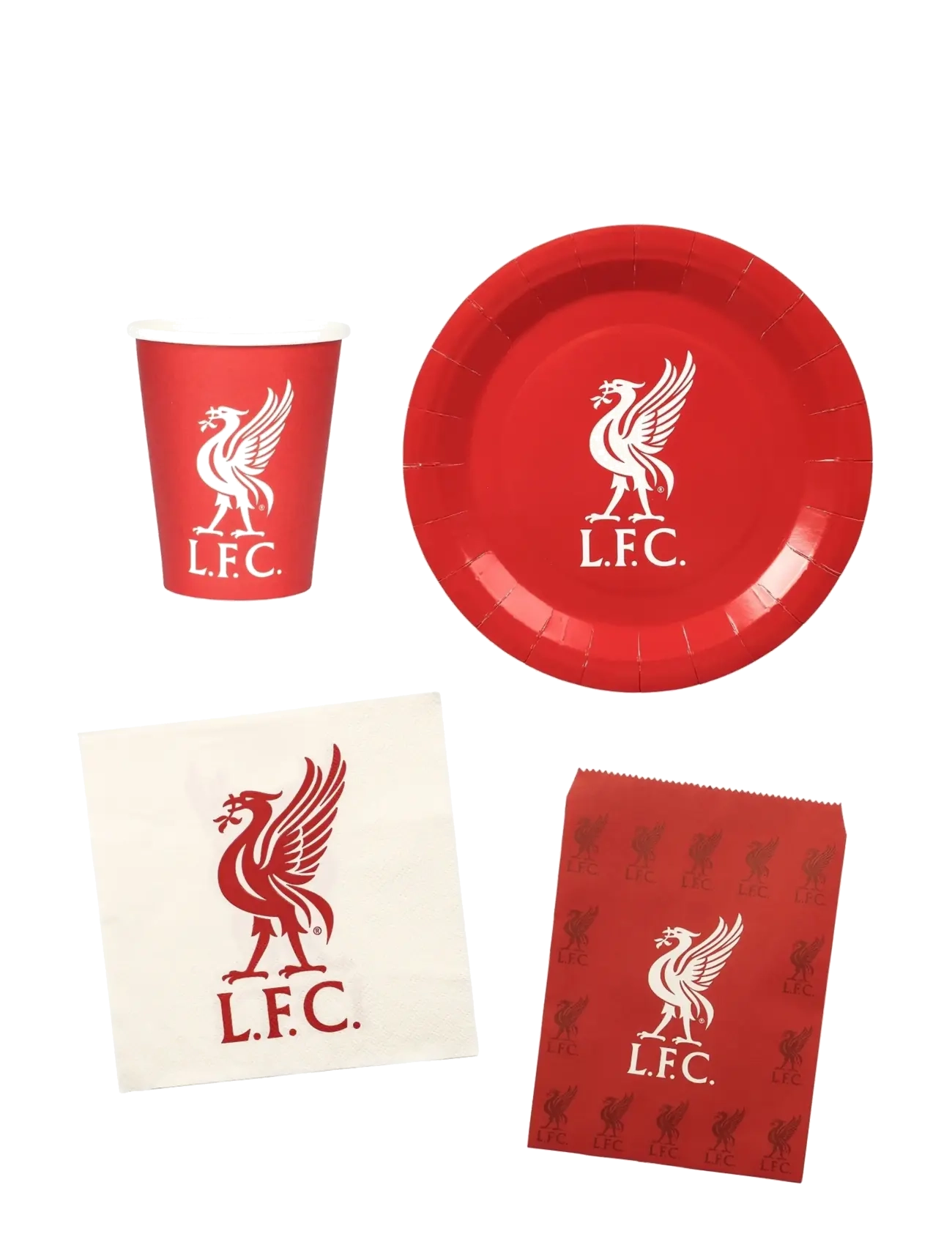Fodbold Liverpool Party Pack, One Size, Spielzeug, Rot - Children's Birthday, Kinder