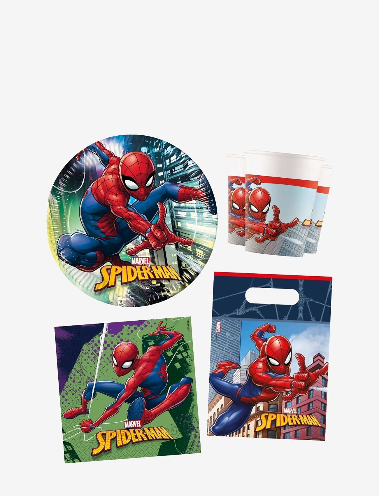 Joker - SPIDERMAN PARTY PACK - party supplies - multi coloured - 0