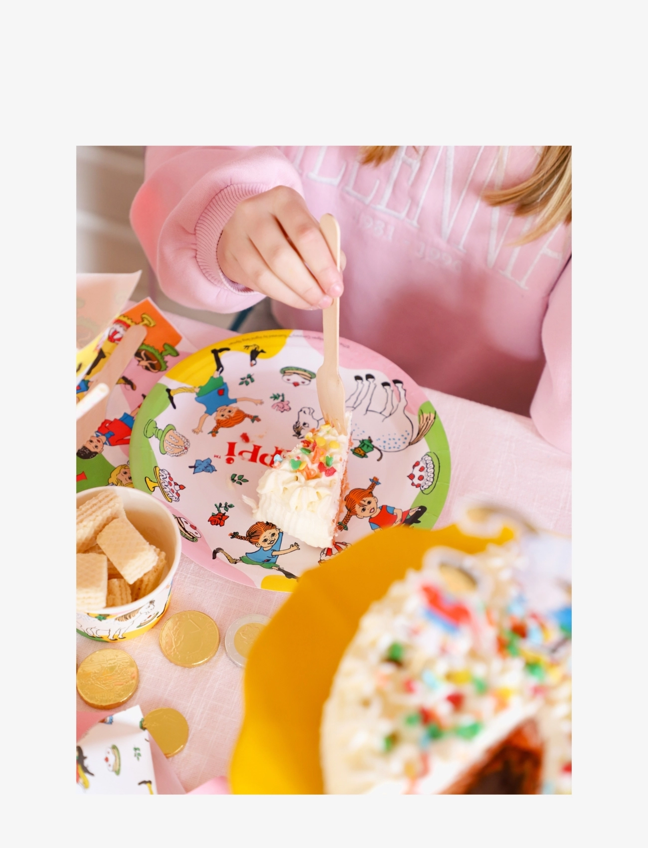 Joker - PIPPI PARTY PACK SMALL - party supplies - multi coloured - 3