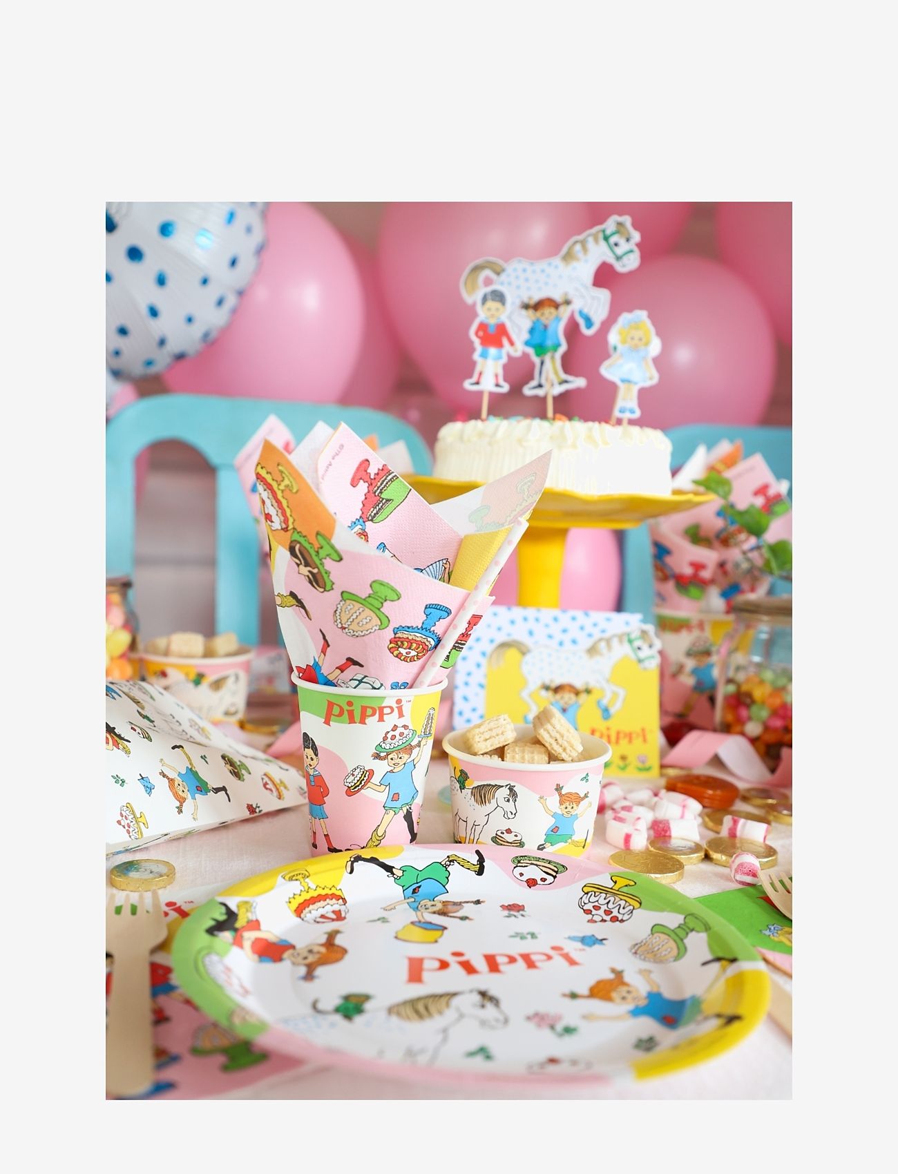 Joker - PIPPI PARTY PACK BIG - partybedarf - multi coloured - 5