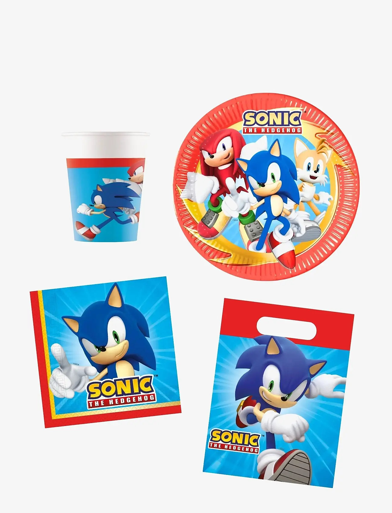 Sonic - SONIC PARTY PACK - festartiklar - multi colour - 0