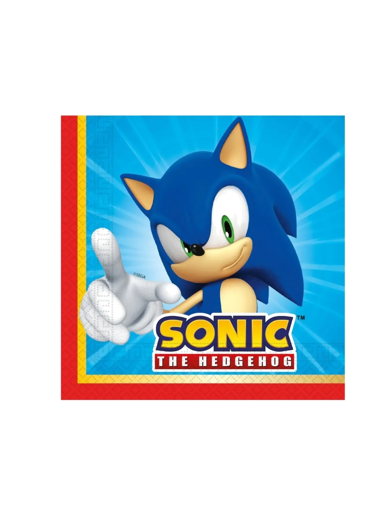 Sonic - SONIC PARTY PACK - partybedarf - multi colour - 3