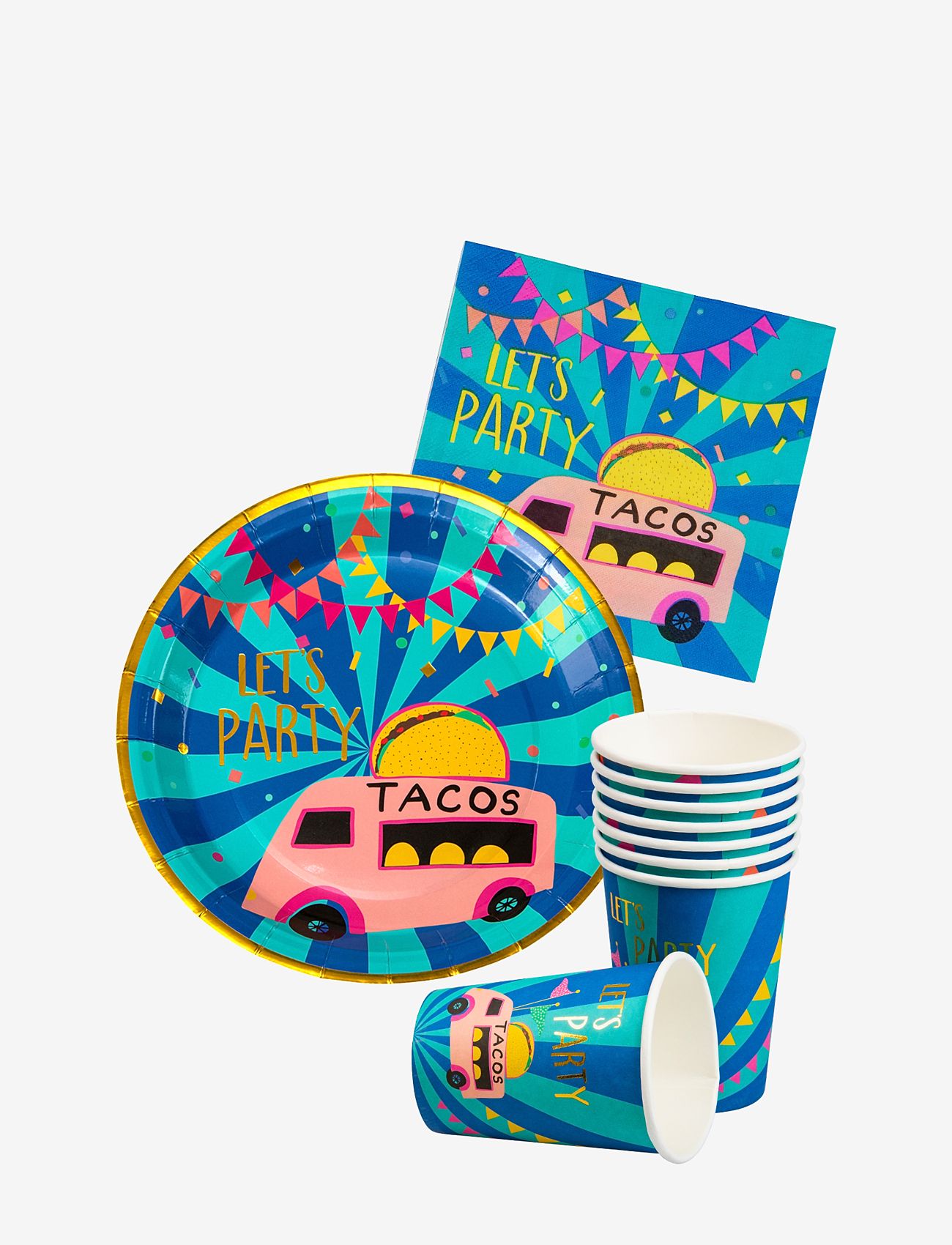 Joker - TACOS PARTY PACK - laveste priser - multi coloured - 0