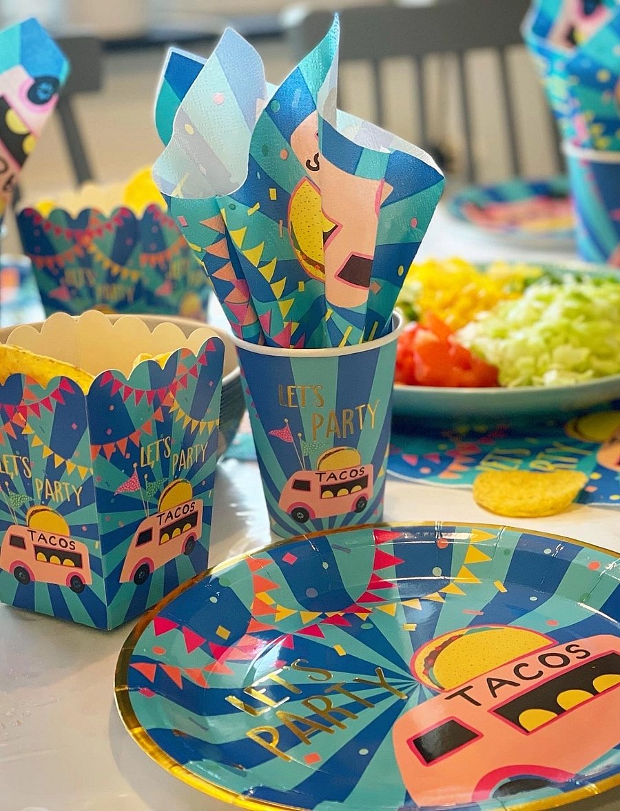 Joker - TACOS PARTY PACK - kinderparty - multi coloured - 2