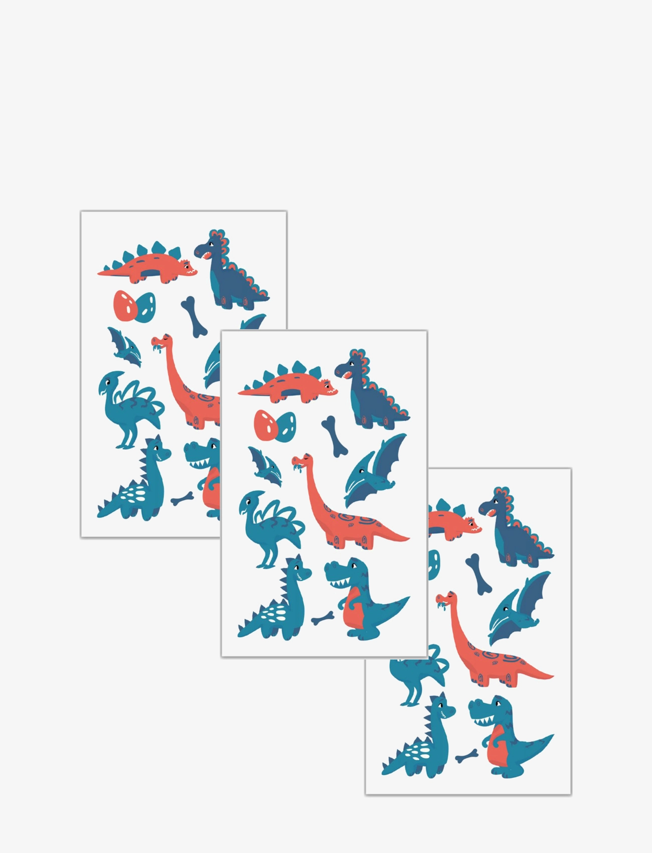 Joker TATTOOS DINOSAURS - 4 for 3 - MULTI COLOURED / multi