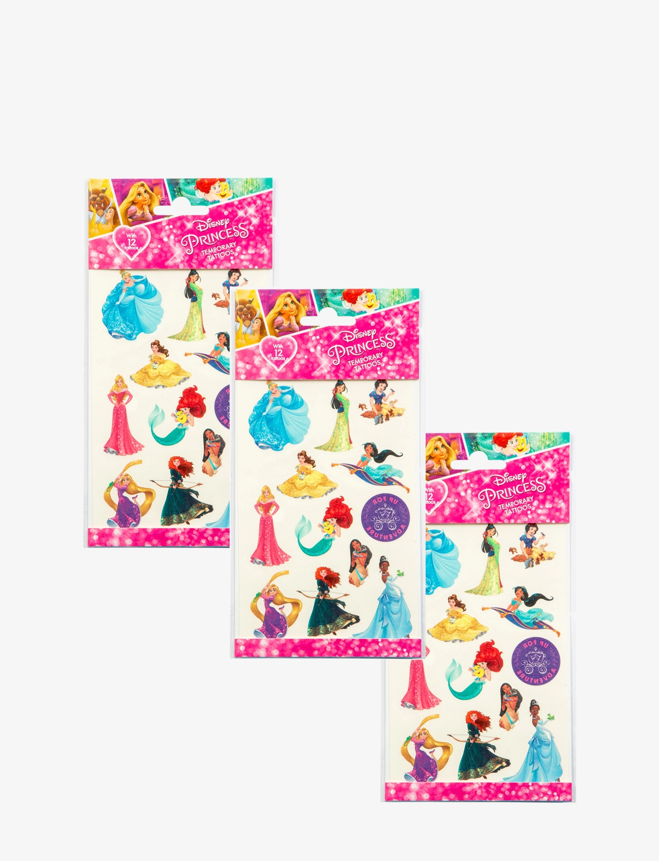 Princesses Tattoos Disney Princess, One Size, Craft, Mehrfarbig/gemustert - Tattoos, Kinder