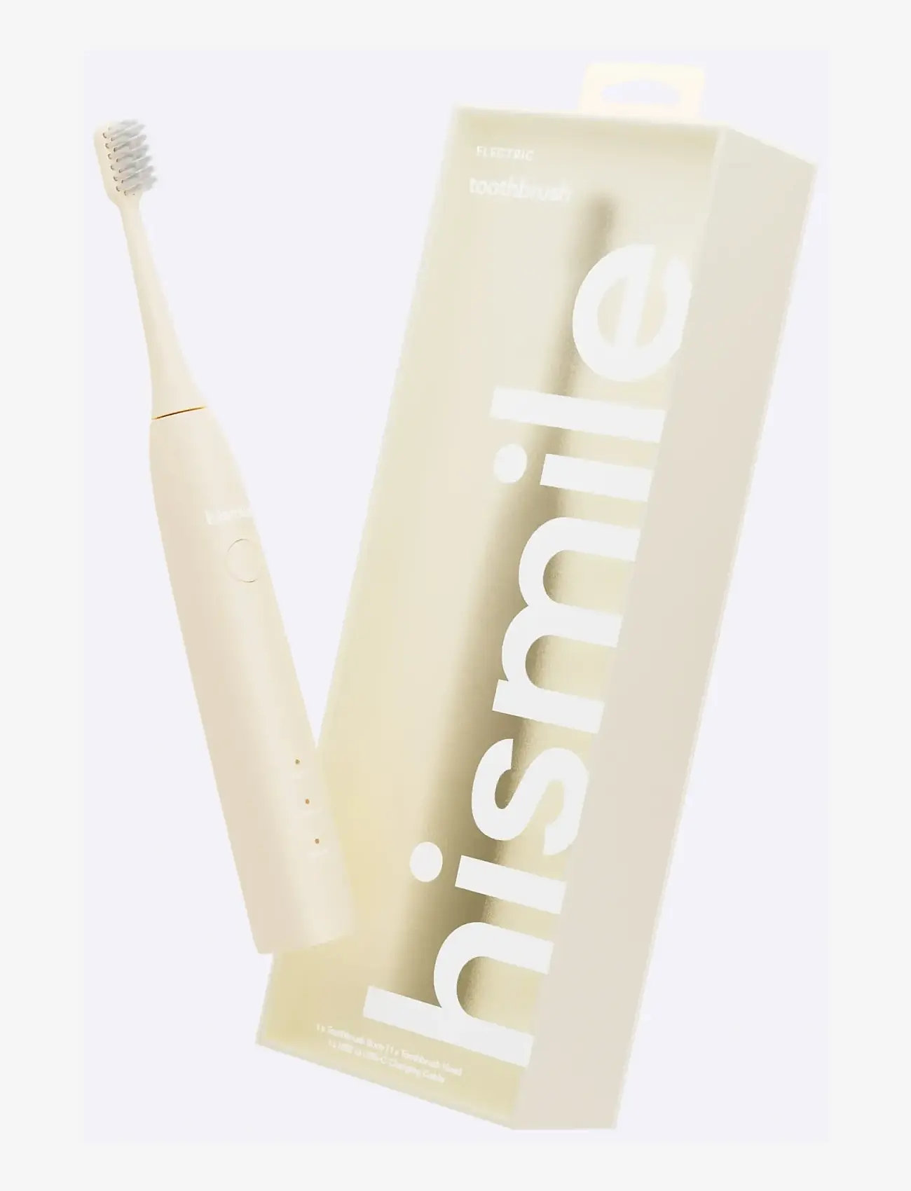 Hismile - Cream Electric Toothbrush - tandbørster - cream - 3