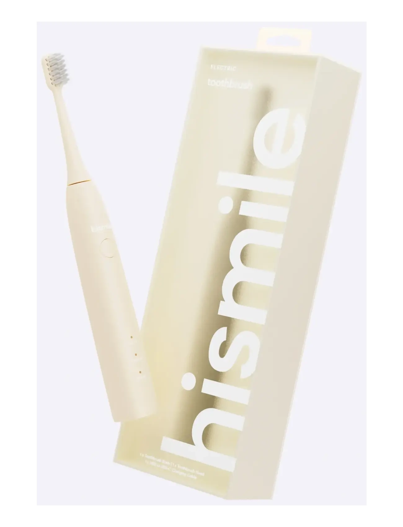 Hismile - Cream Electric Toothbrush - tandbørster - cream - 3