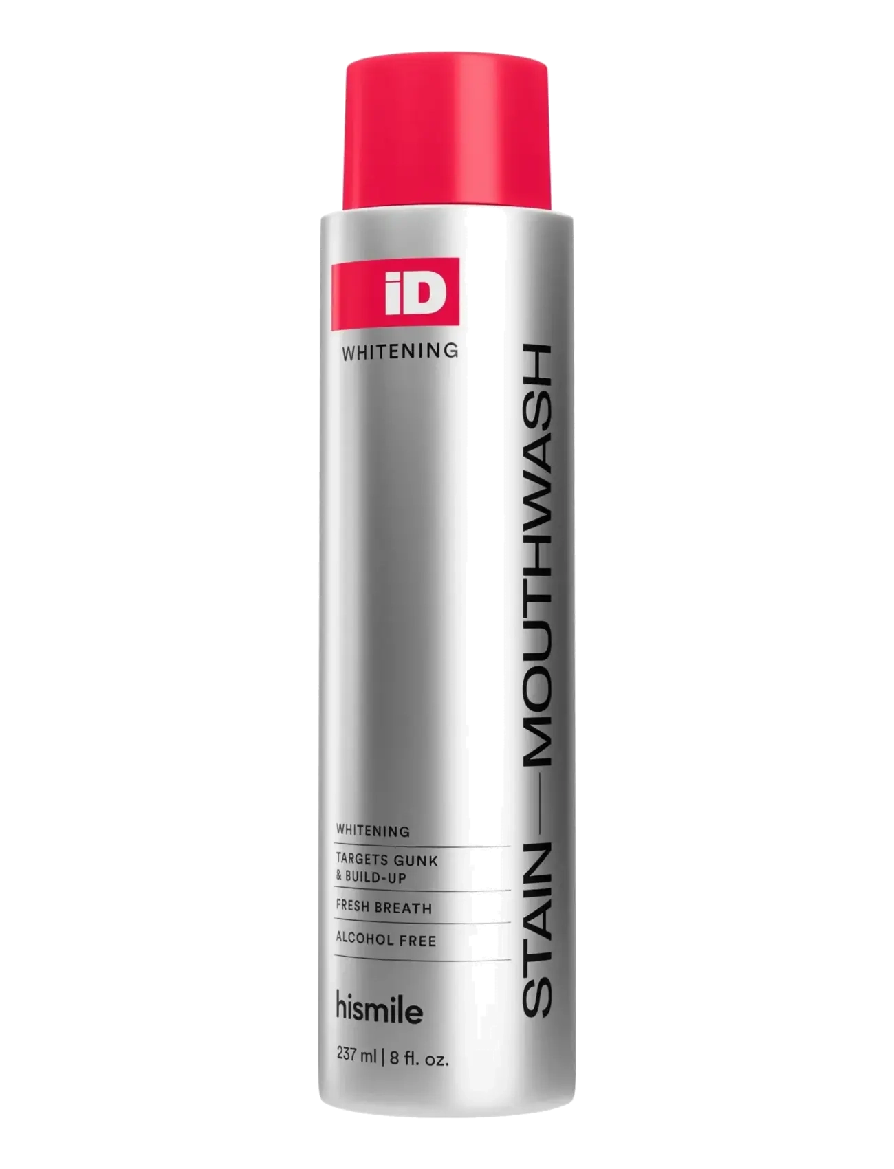 Hismile Stain Id Mouthwash, Tandblegning, Sølv, Str: 237 ML