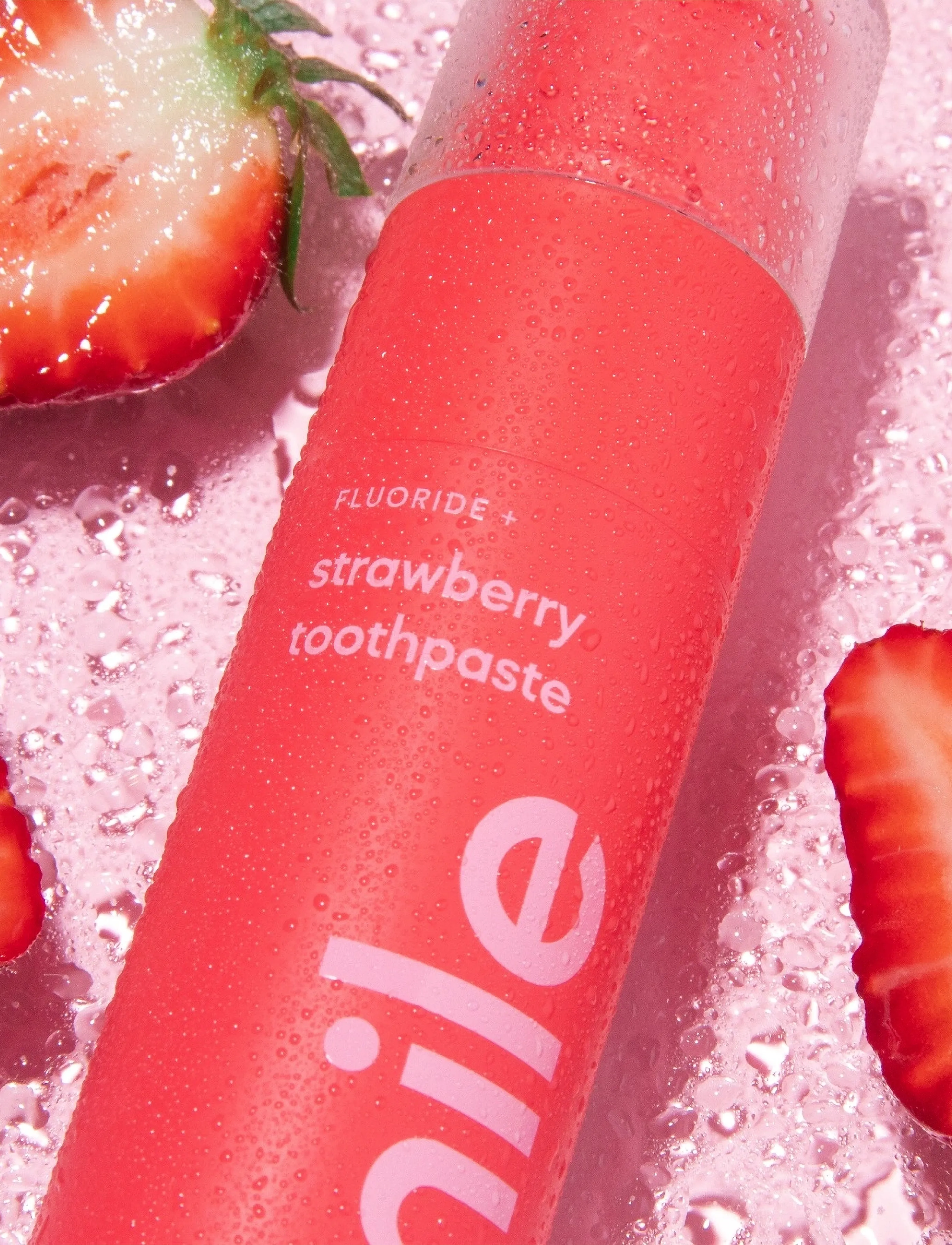 Hismile Strawberry Toothpaste, 60 G, Pink, Mundhygiejne > Tandpasta, Dame